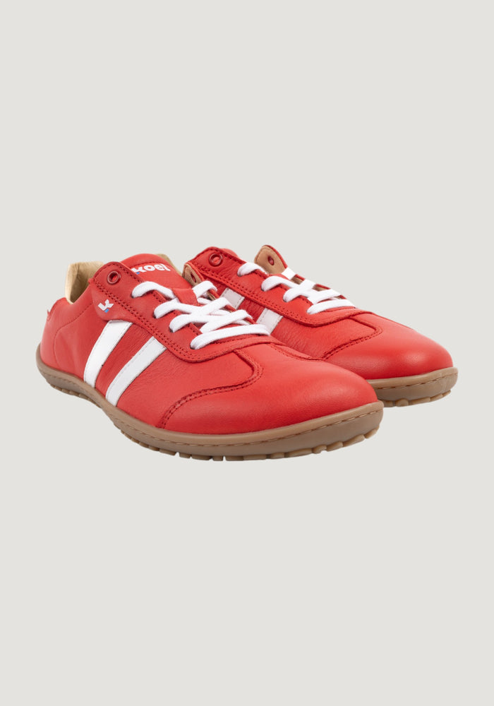 Sneakers Barefoot femei din piele - Ila Red