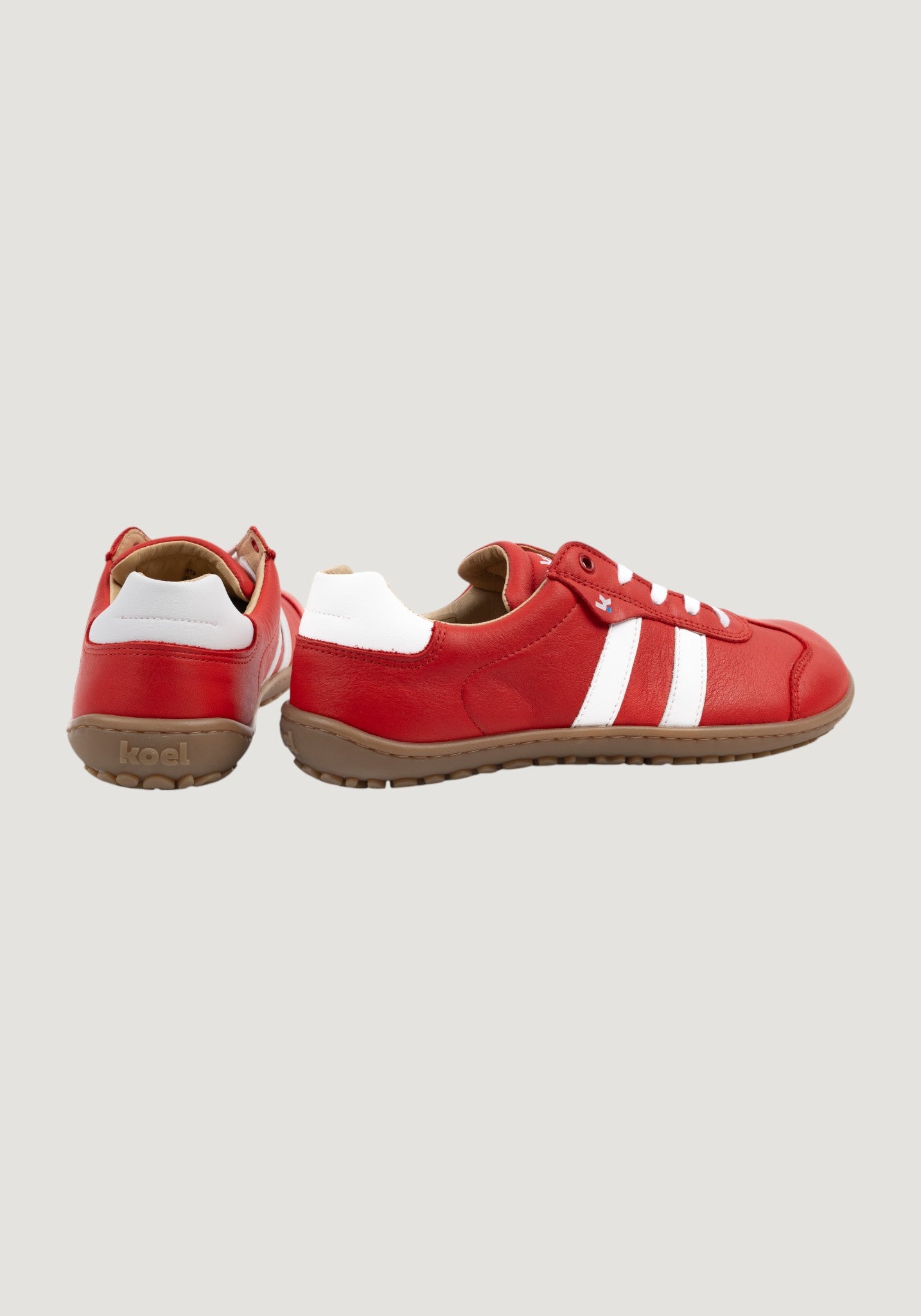 Sneakers Barefoot femei din piele - Ila Red