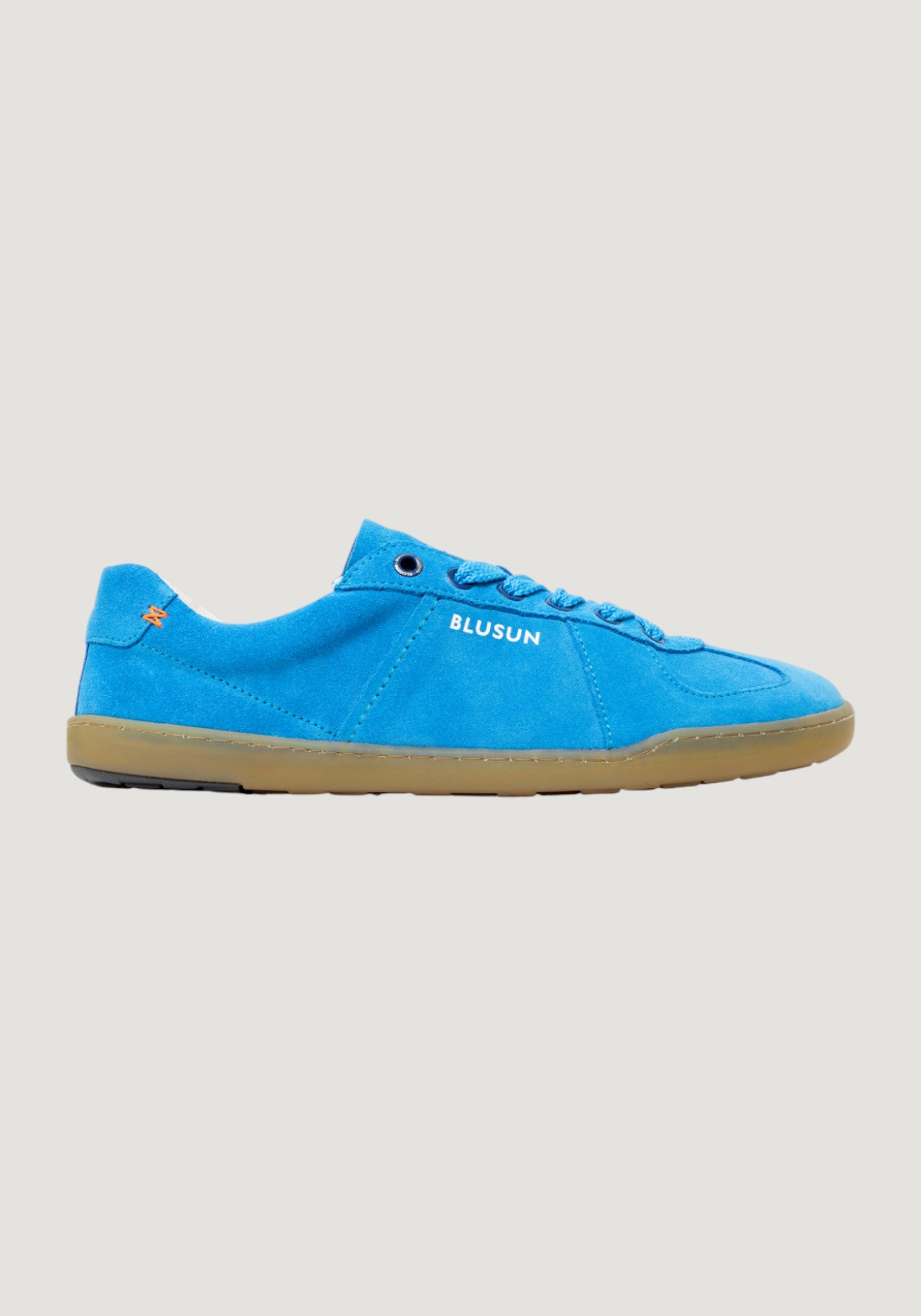 Sneakers Barefoot femei din piele - Sky Blue