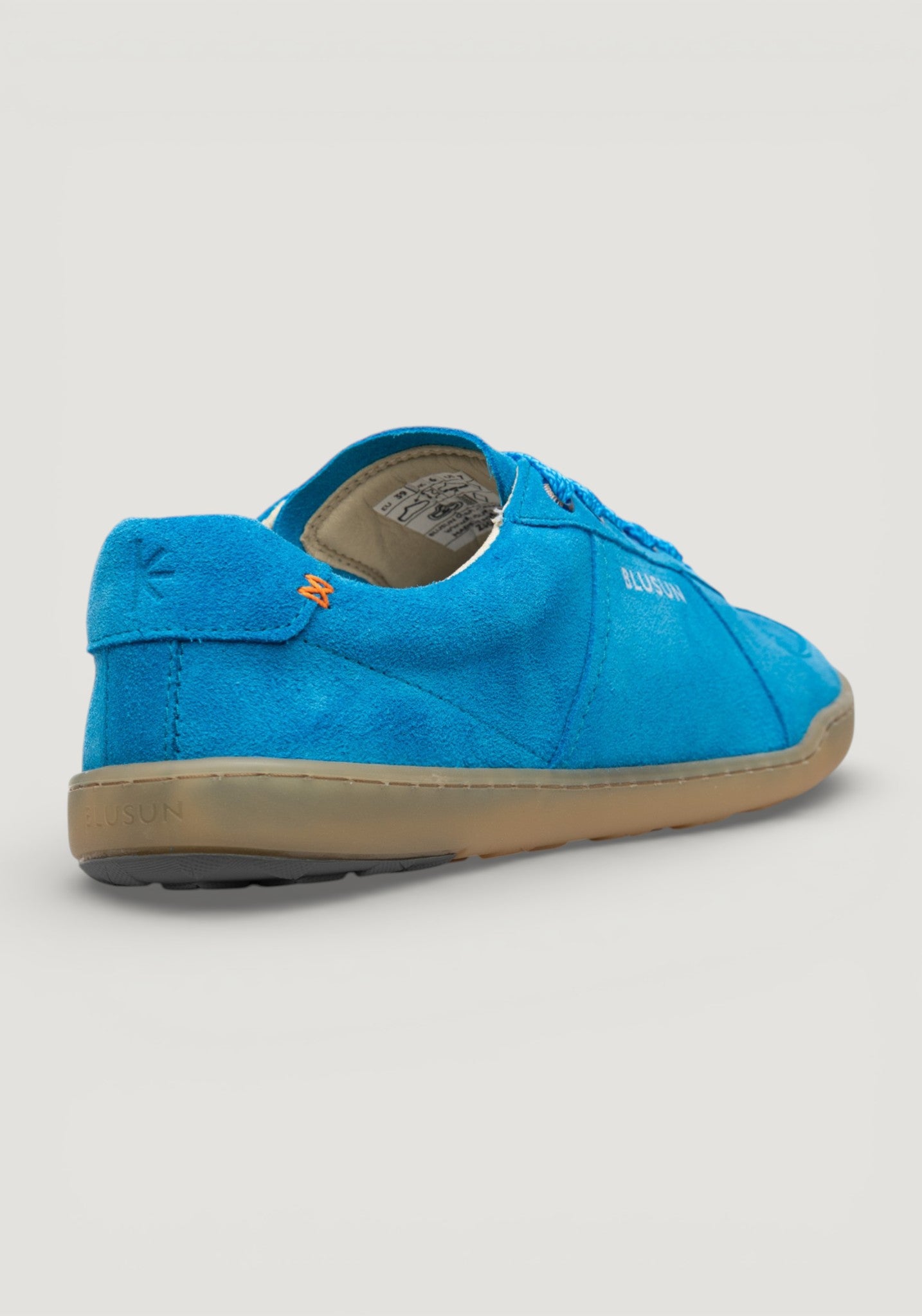 Sneakers Barefoot din piele întoarsă - Sky Blue