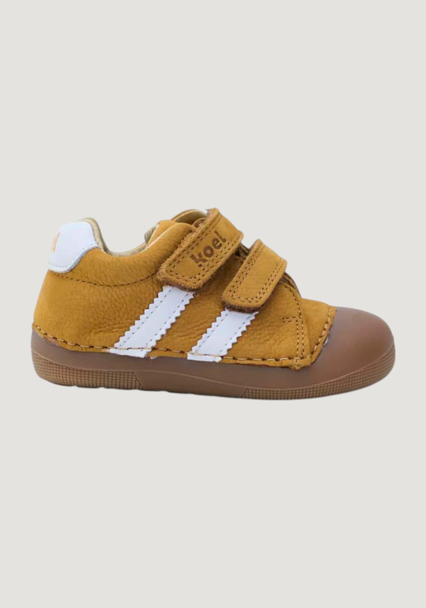 Sneakers Barefoot First Step din piele - Archie Cognac