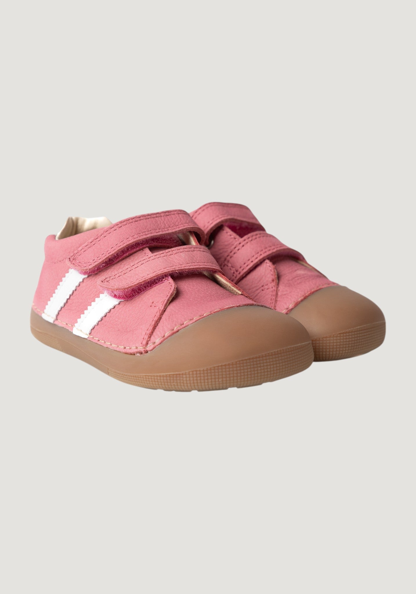 Sneakers Barefoot First Step din piele - Archie Fuchsia