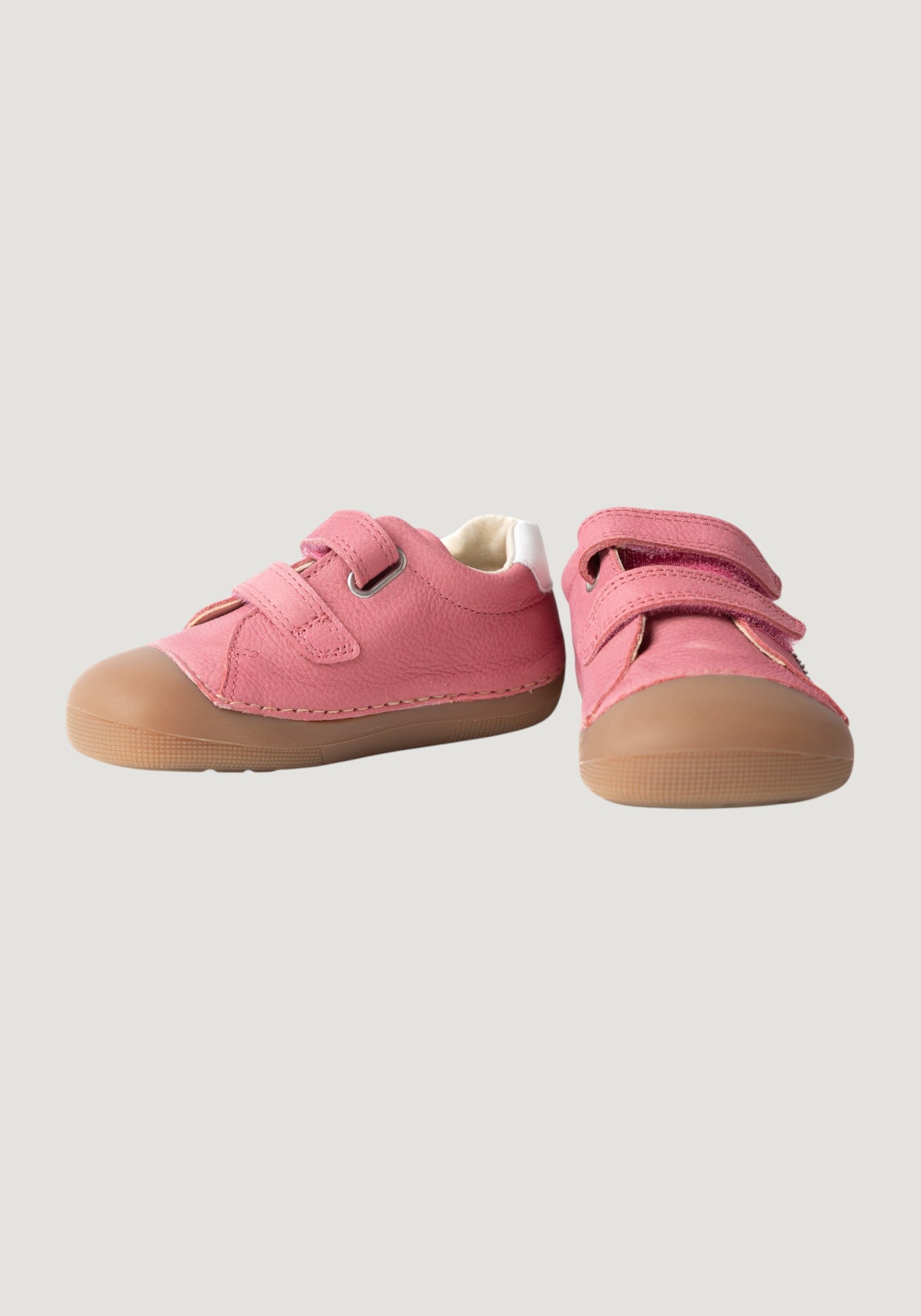 Sneakers Barefoot First Step din piele - Archie Fuchsia