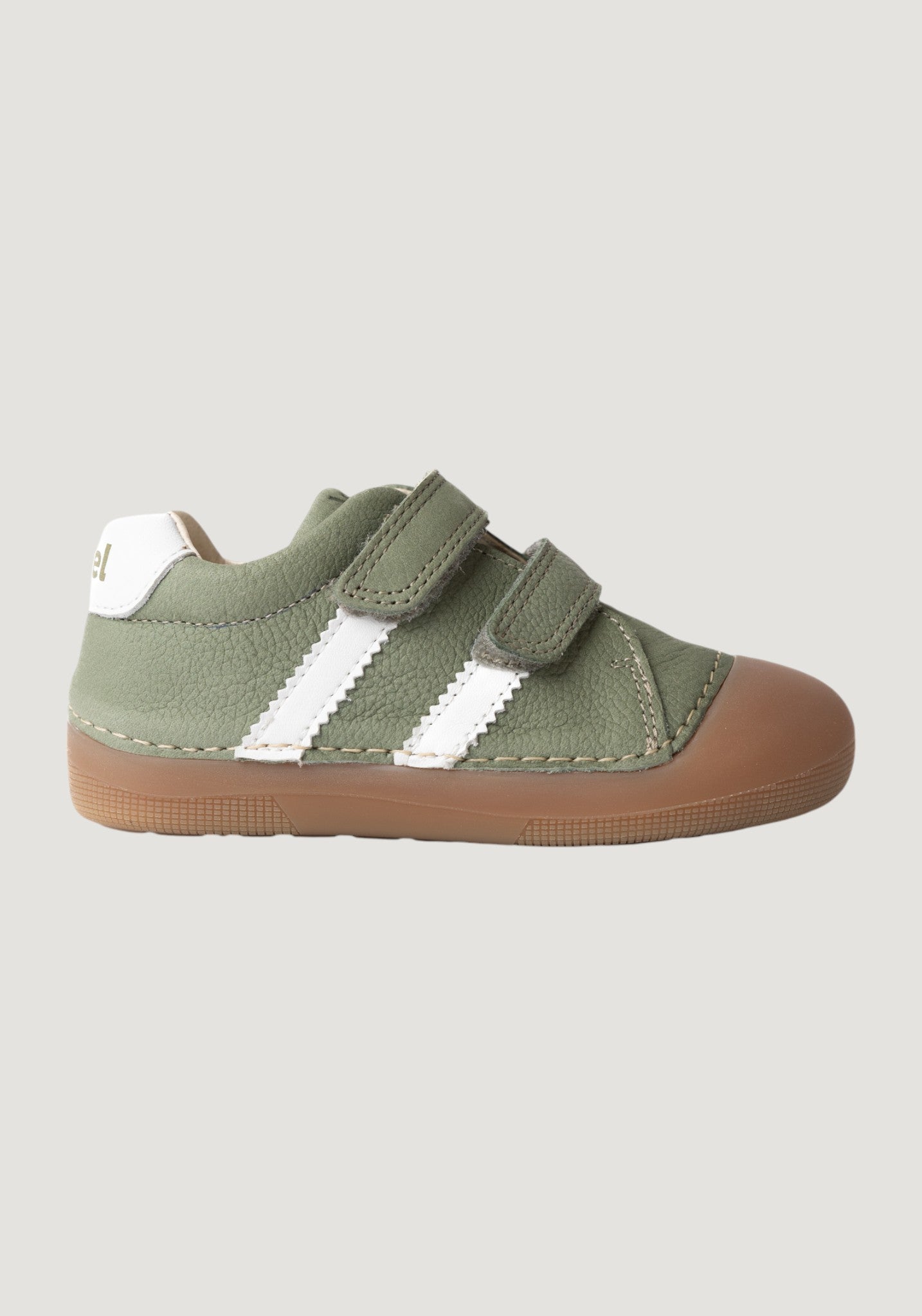 Sneakers Barefoot First Step din piele - Archie Olive