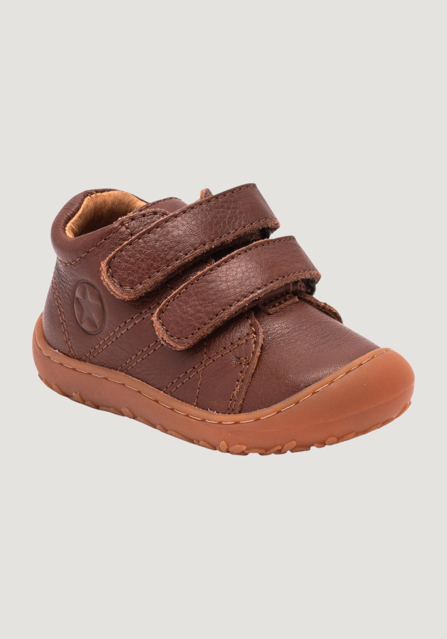 Sneakers Barefoot First Step piele - Hale Brandy 20