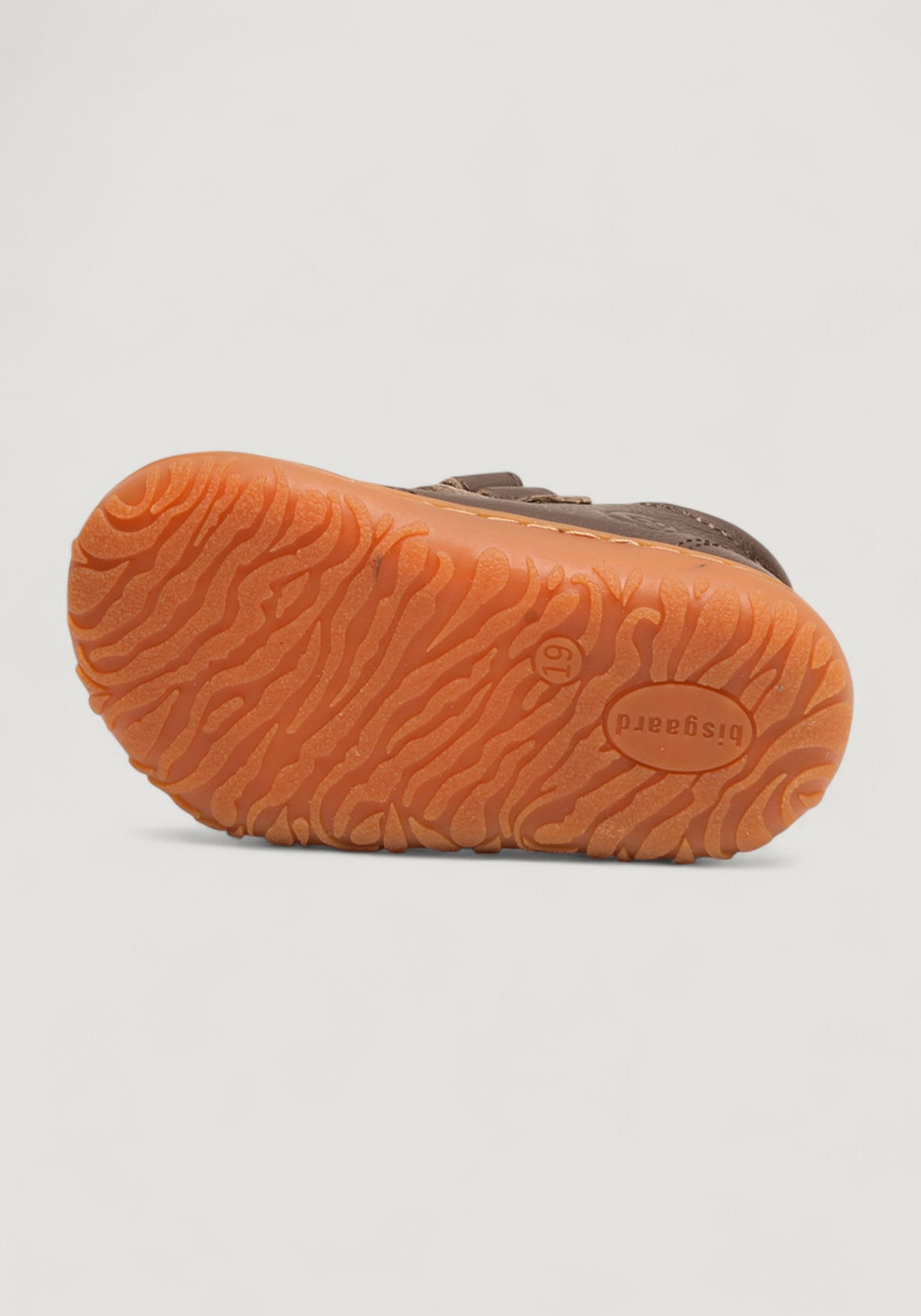 Sneakers Barefoot First Step piele - Hale Coffee