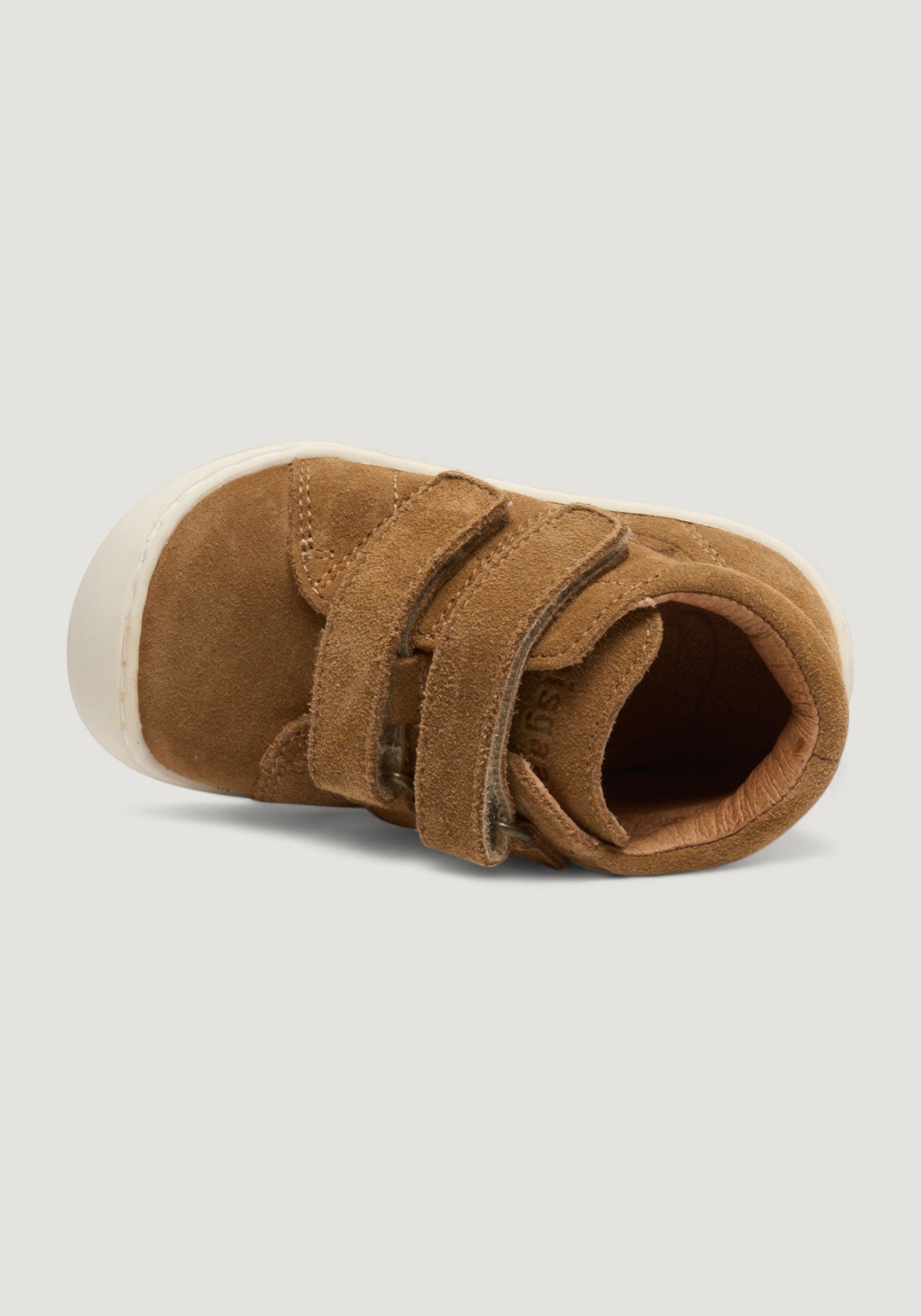 Sneakers Barefoot First Step piele întoarsă - Hale Almond