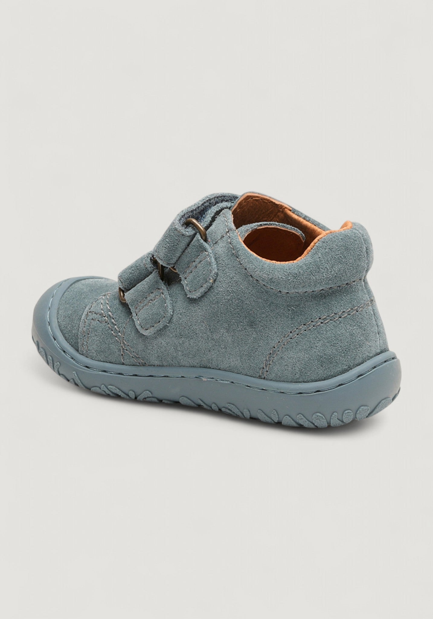 Sneakers Barefoot First Step piele întoarsă - Hale Dusty Blue
