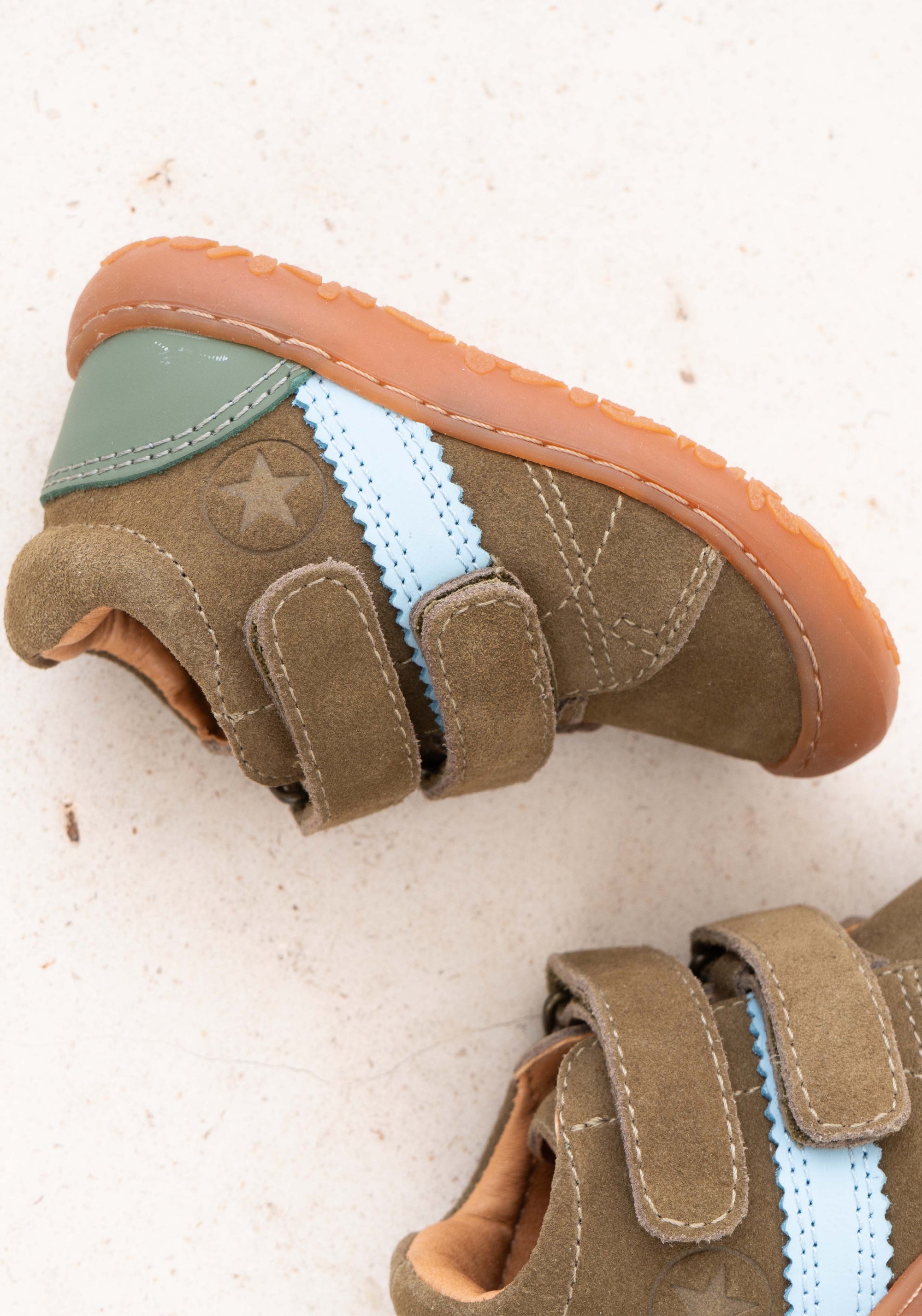 Sneakers Barefoot First Step piele întoarsă - Hale Forest Play