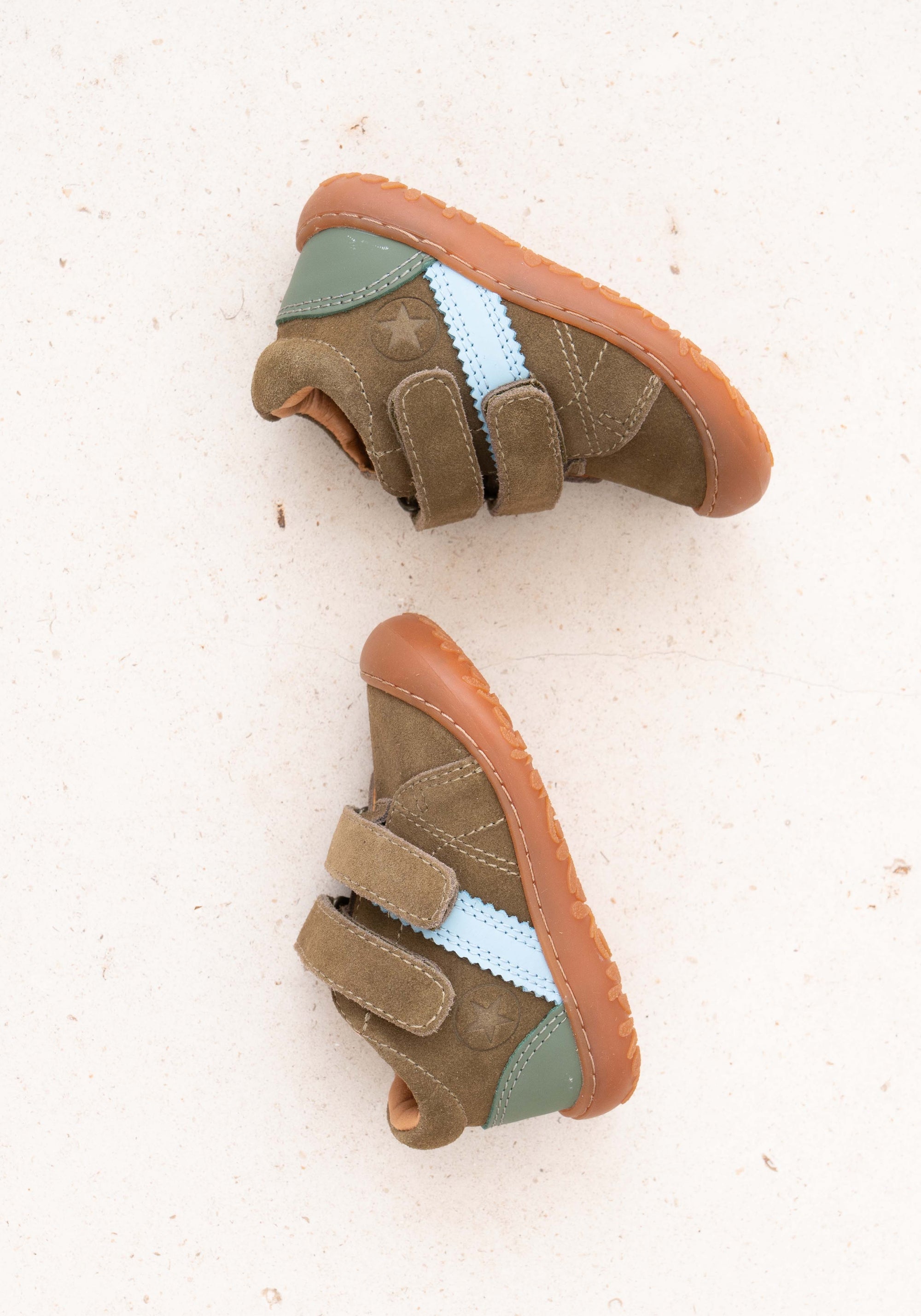 Sneakers Barefoot First Step piele întoarsă - Hale Forest Play