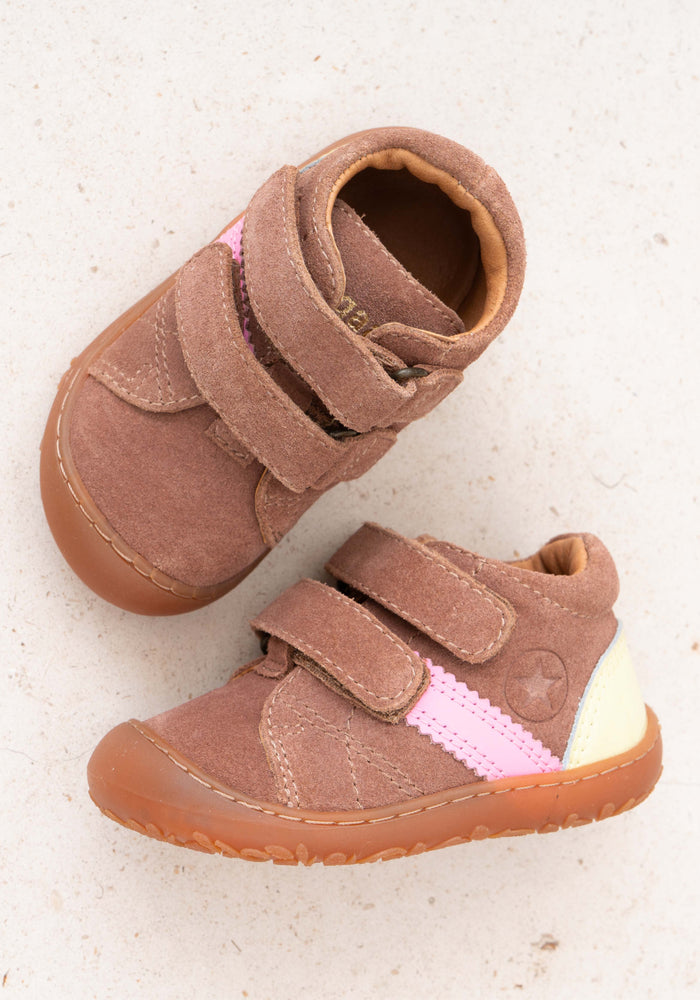 Sneakers Barefoot First Step piele întoarsă - Hale Soft Play