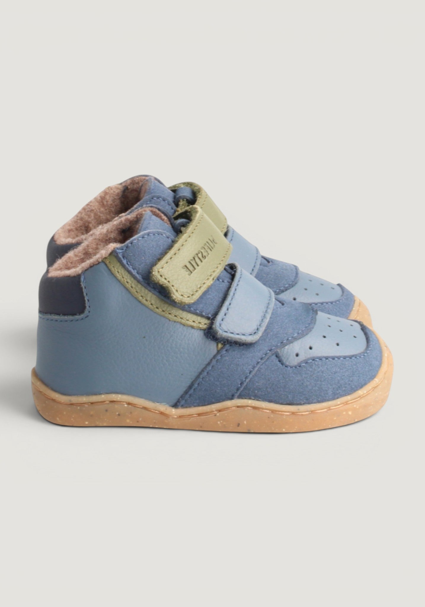 Sneakers Barefoot îmblăniți - Anura Baby Sea Blue