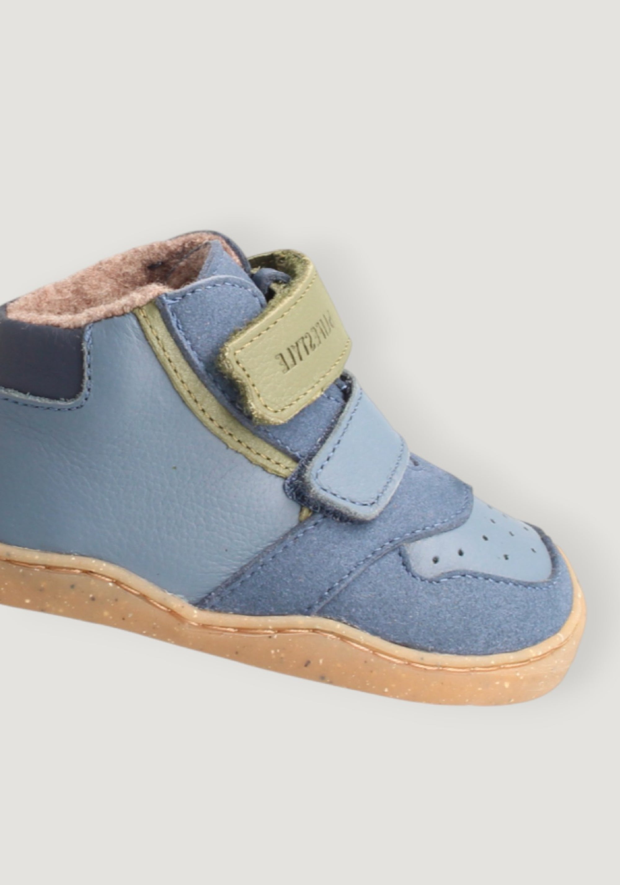 Sneakers Barefoot îmblăniți - Anura Baby Sea Blue