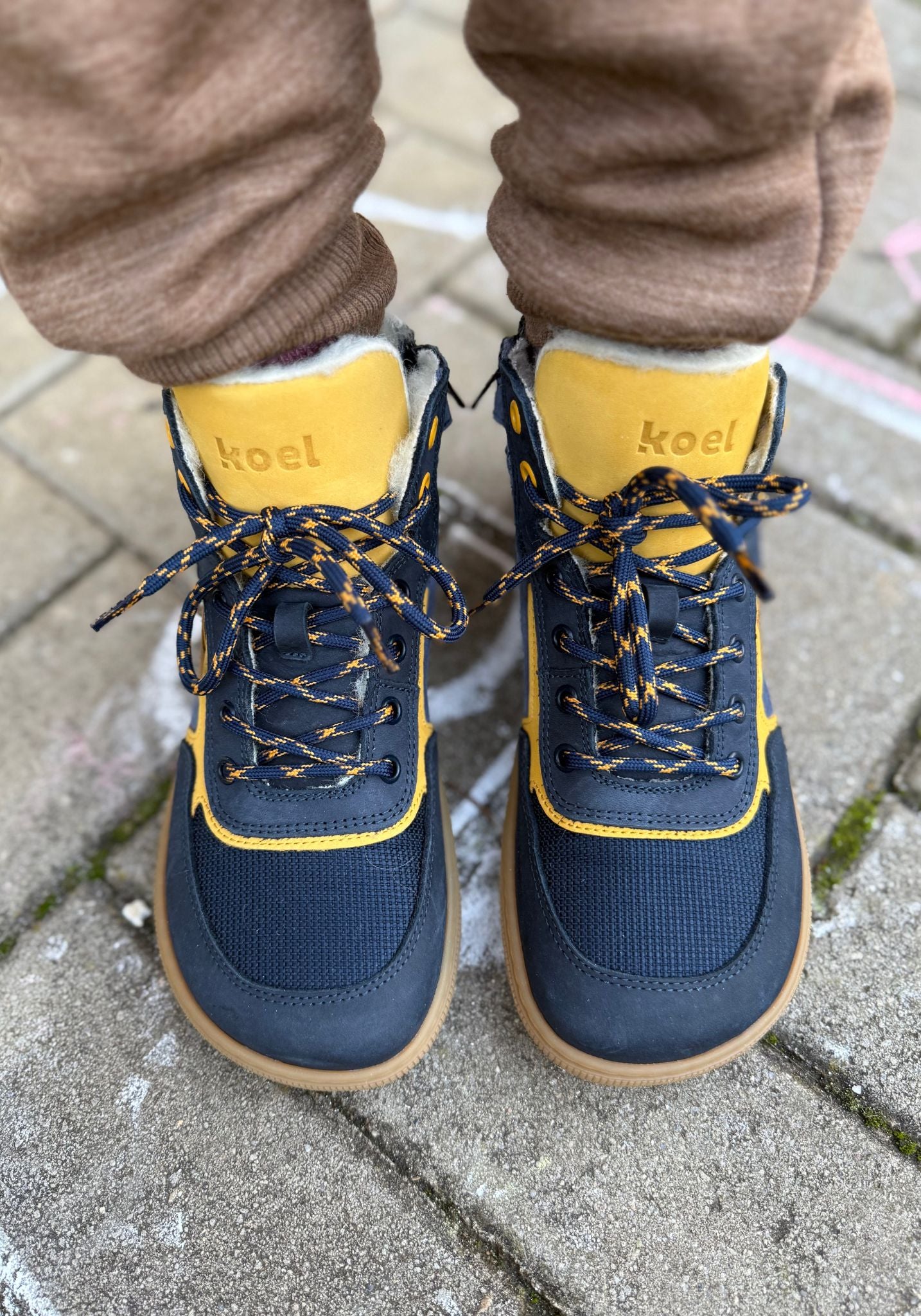 Sneakers Barefoot îmblăniți - Danish Blue