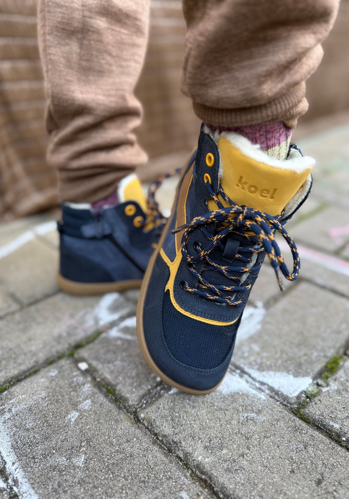 Sneakers Barefoot îmblăniți - Danish Blue