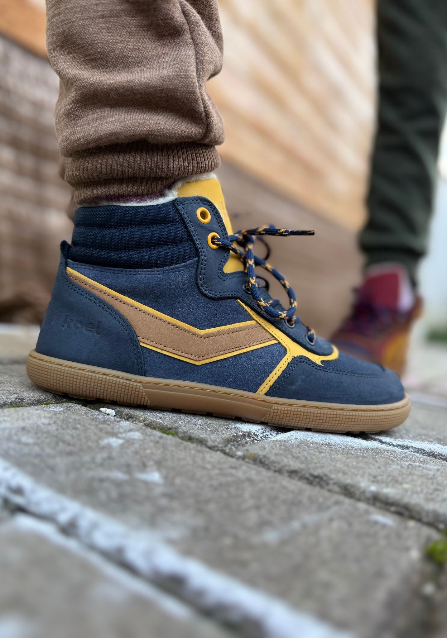 Sneakers Barefoot îmblăniți - Danish Blue