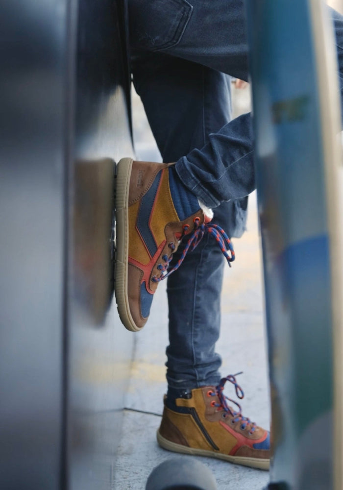 Sneakers Barefoot îmblăniți - Danish Hydro Chocolate Koel HipHip.ro