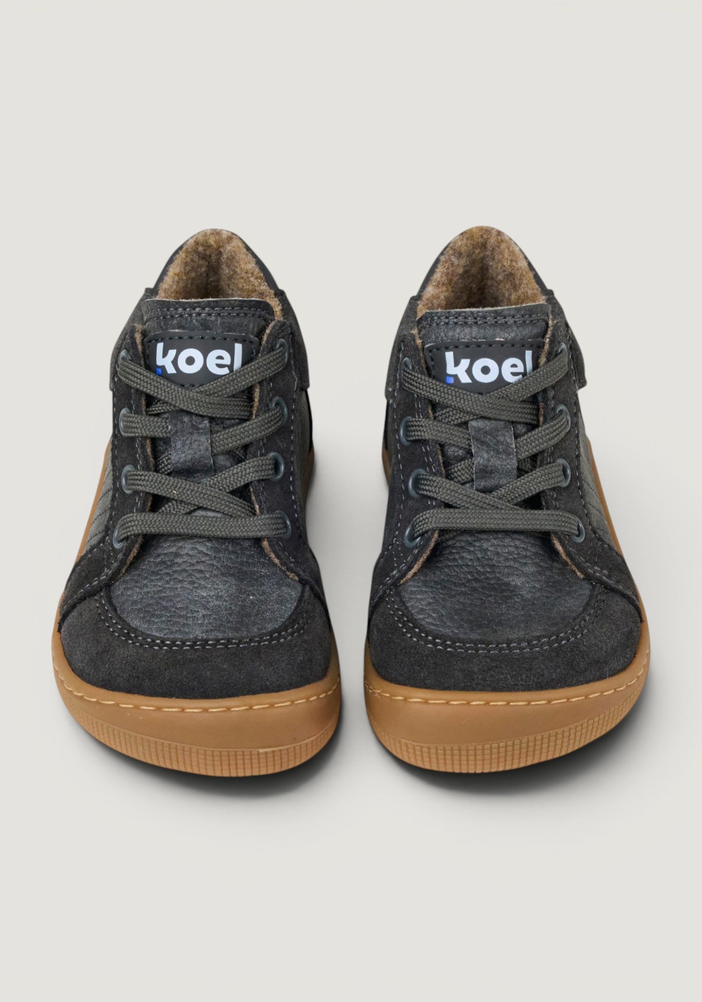Sneakers Barefoot îmblăniți - Dion Dark Grey