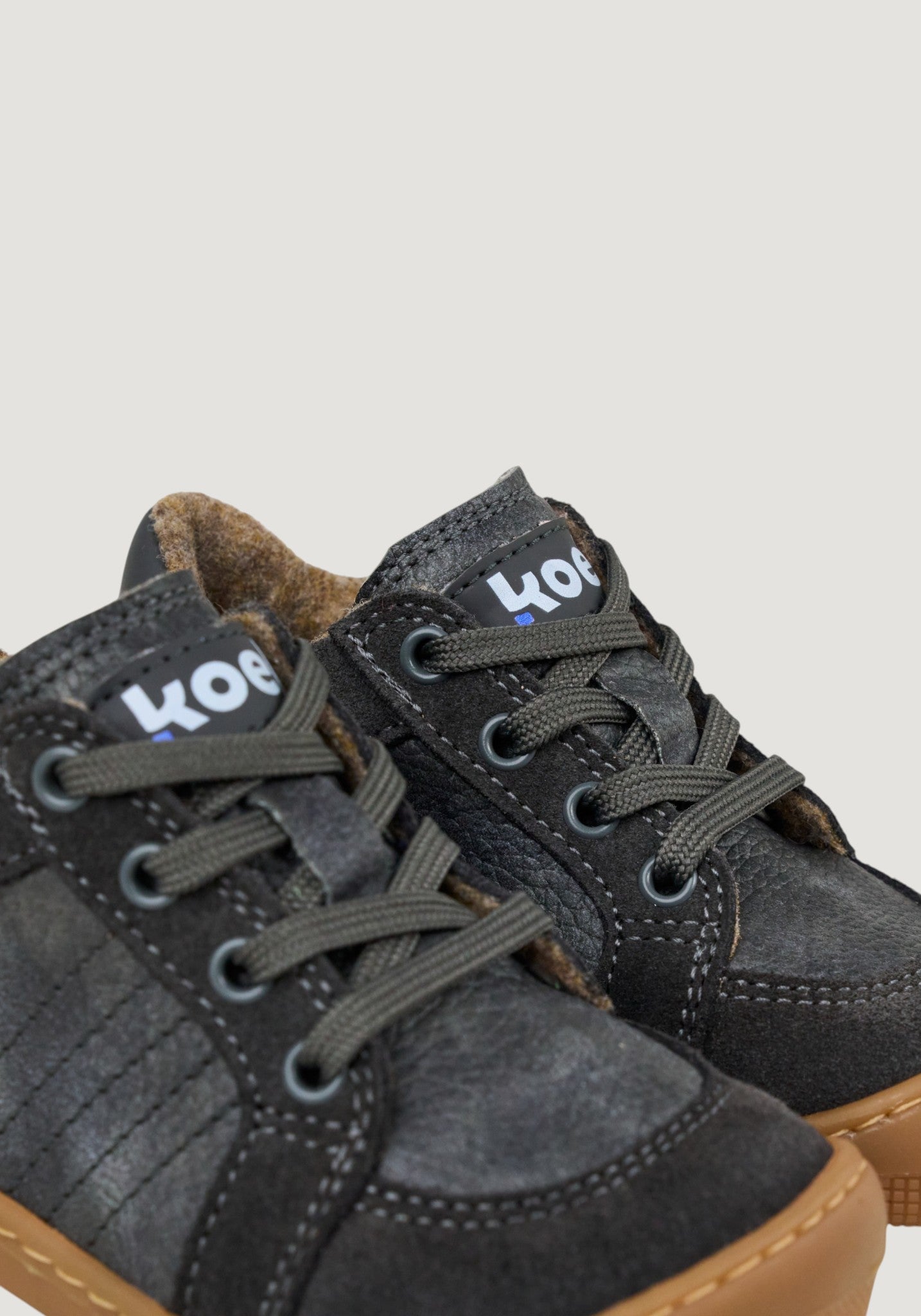 Sneakers Barefoot îmblăniți - Dion Dark Grey