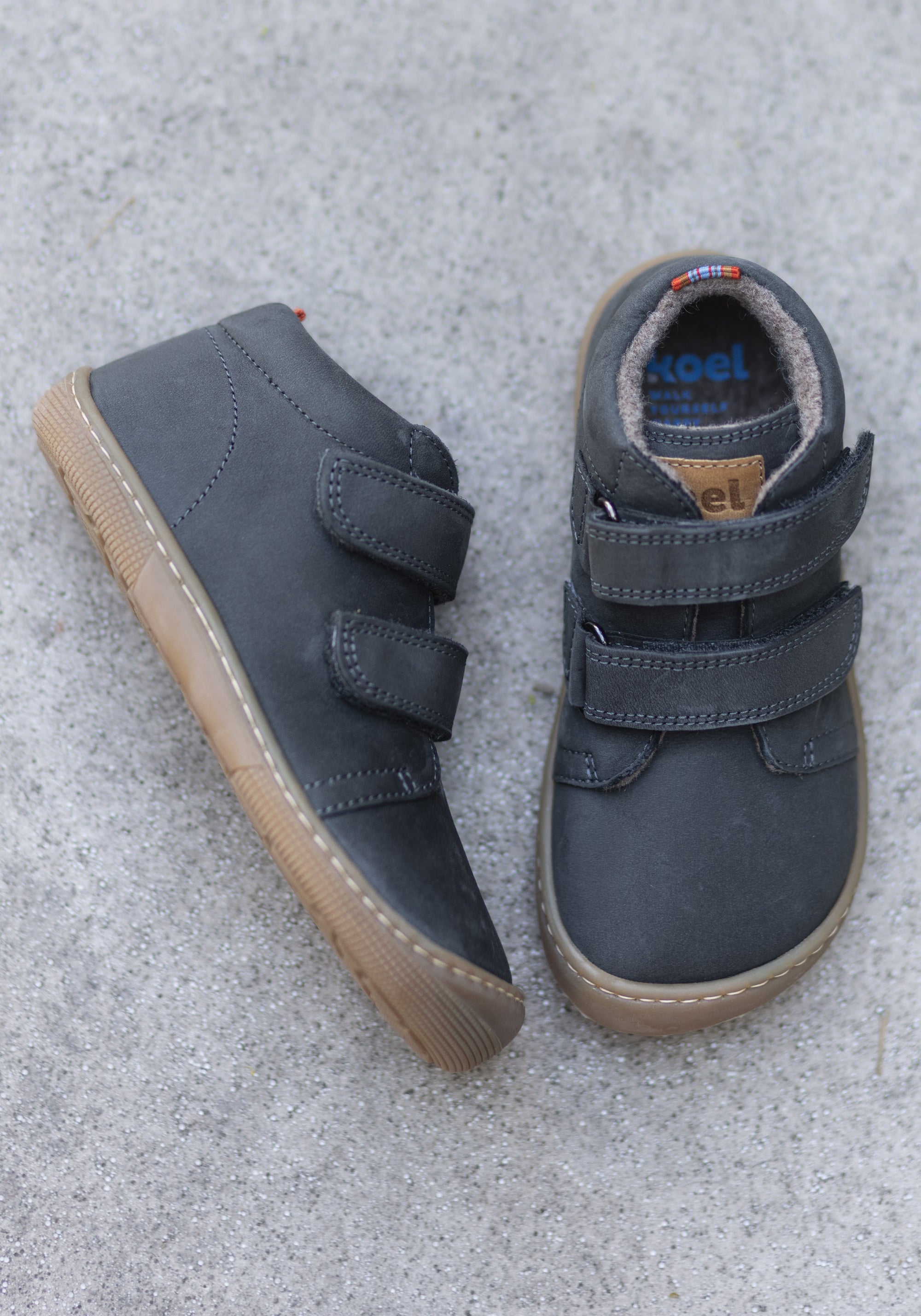 Sneakers Barefoot îmblăniți - Don Hydro Dark Grey