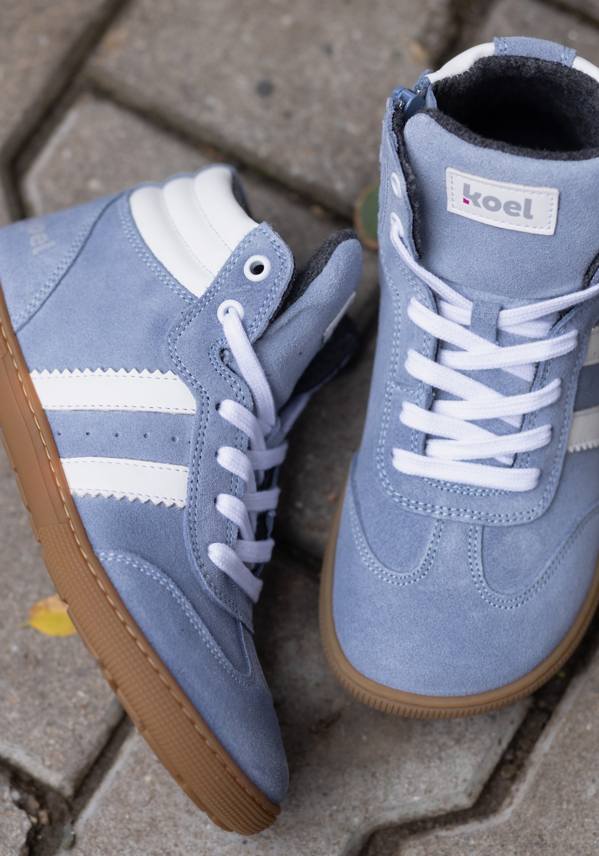 Sneakers Barefoot îmblăniți - Drew Lavendel Blue