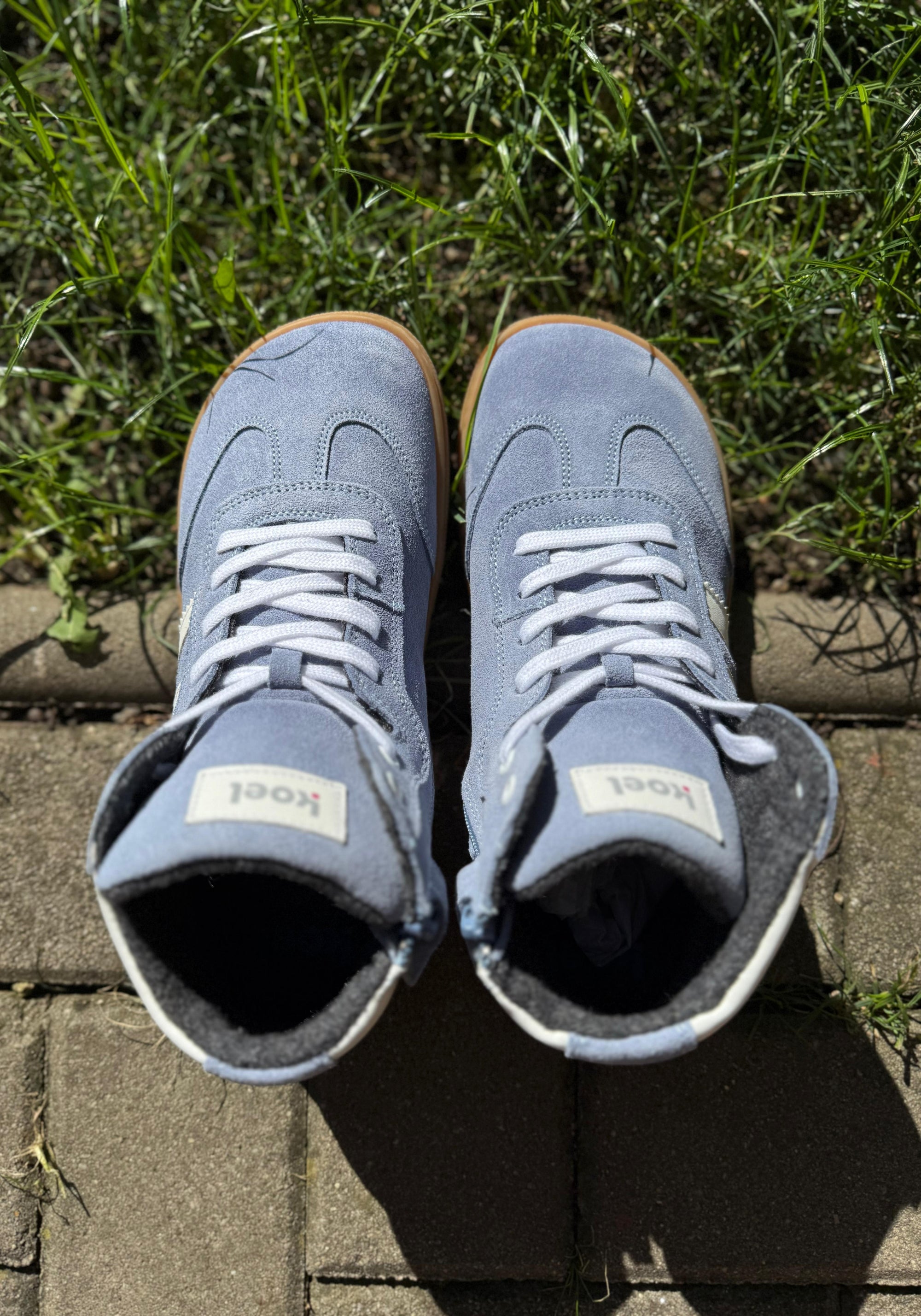 Sneakers Barefoot îmblăniți - Drew Lavendel Blue