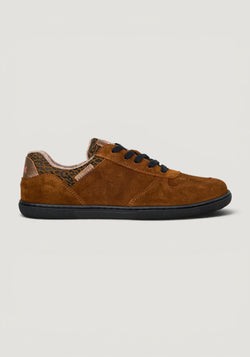 Sneakers Barefoot din piele întoarsă - Francie Leo Cognac
