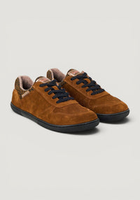 Sneakers Barefoot din piele întoarsă - Francie Leo Cognac