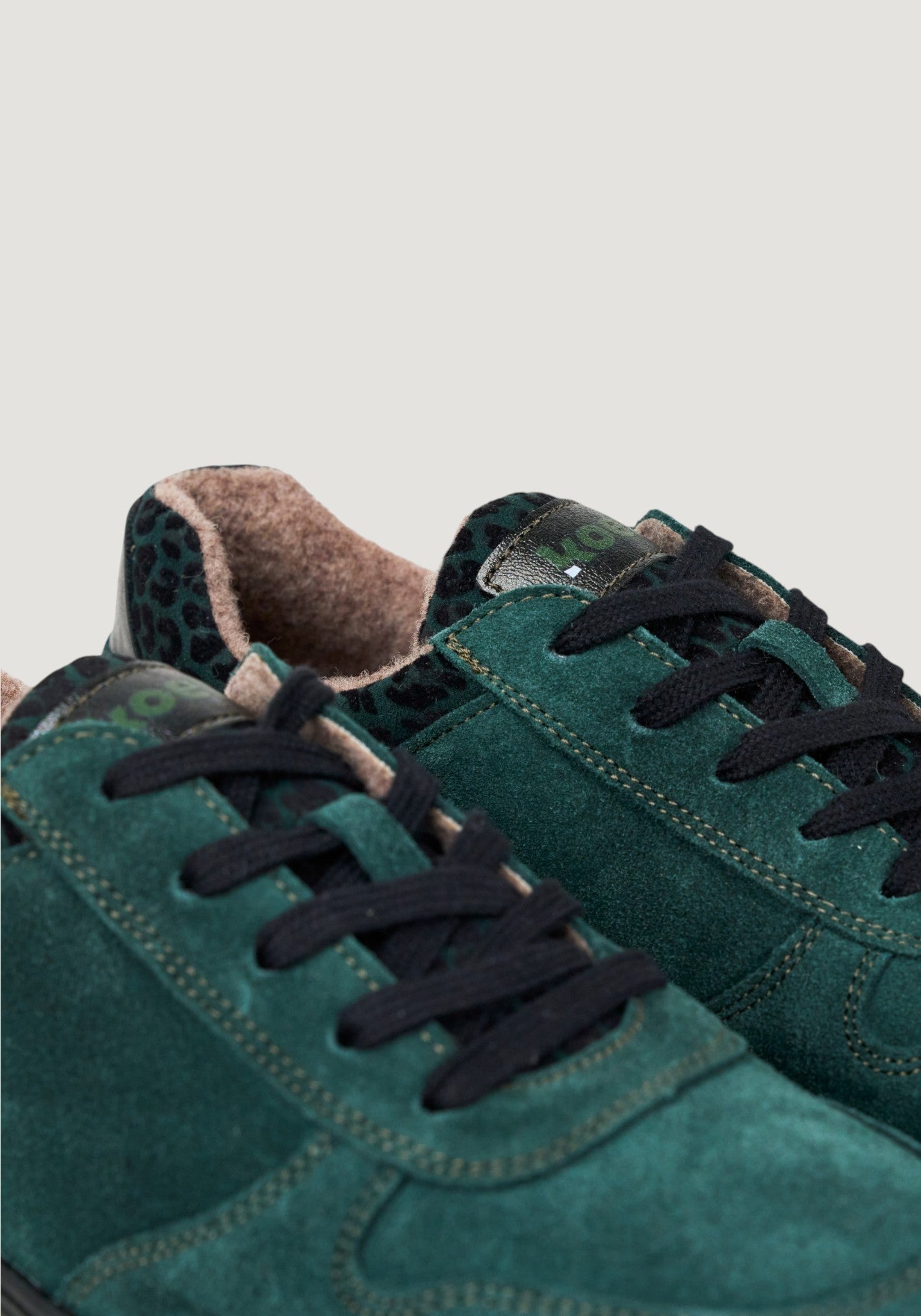 Sneakers Barefoot din piele întoarsă - Francie Leo Green