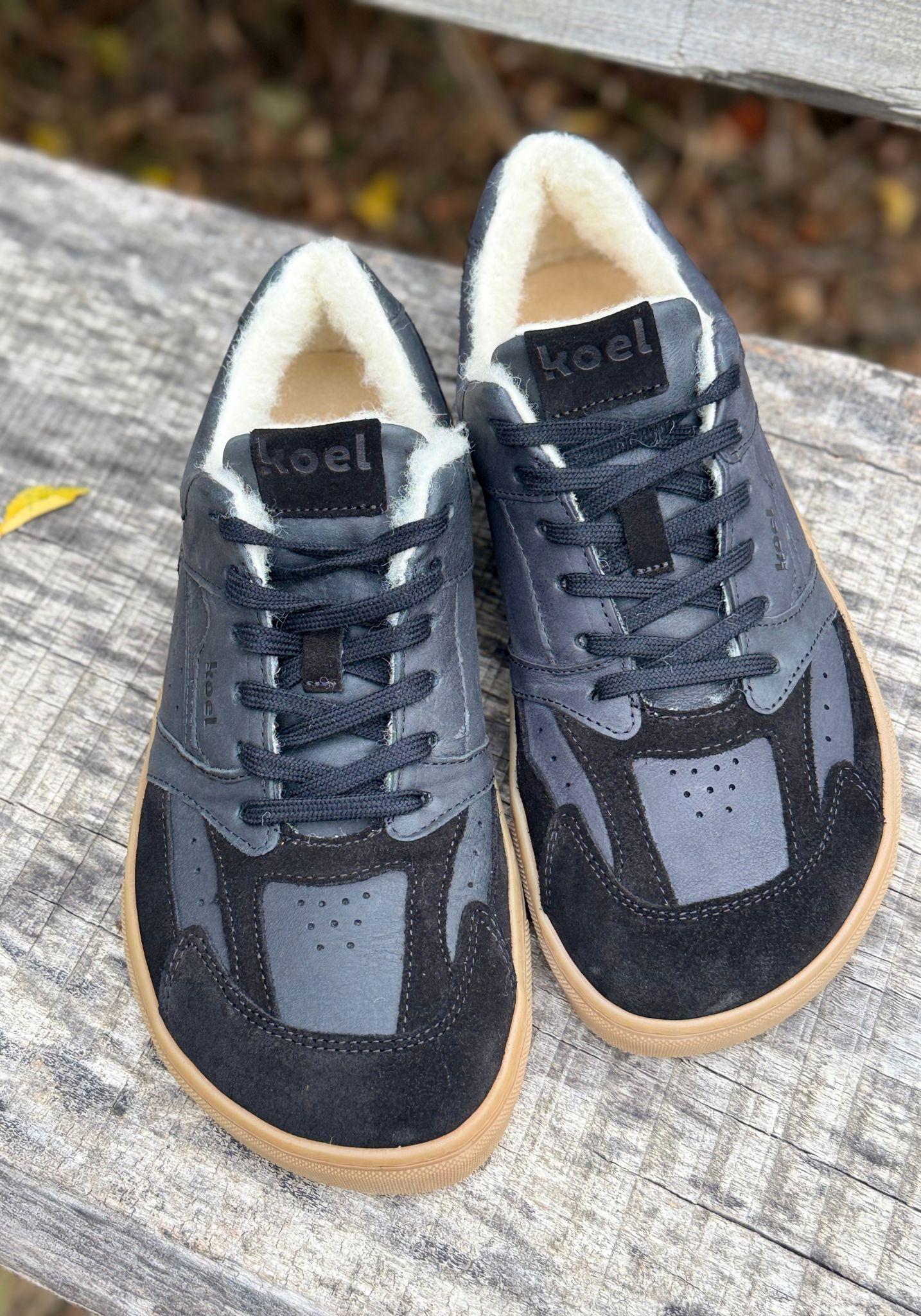Sneakers Barefoot îmblăniți - Havelle Black