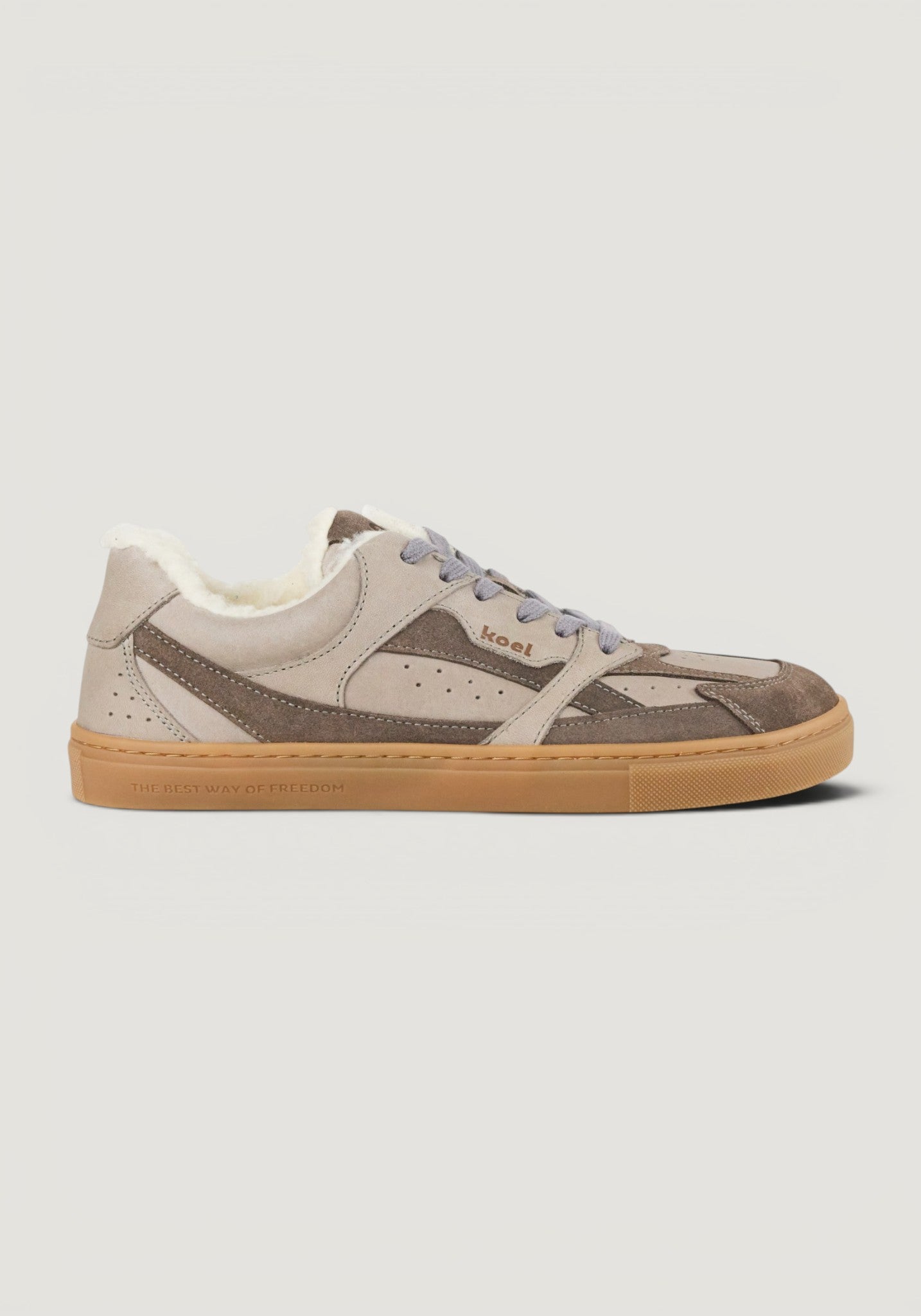 Sneakers Barefoot îmblăniți - Havelle Taupe