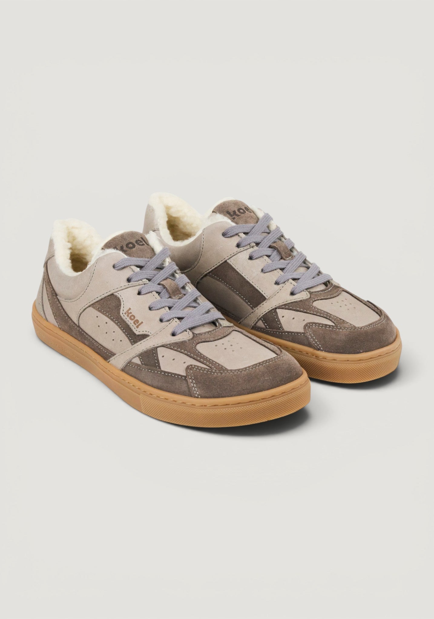 Sneakers Barefoot îmblăniți - Havelle Taupe