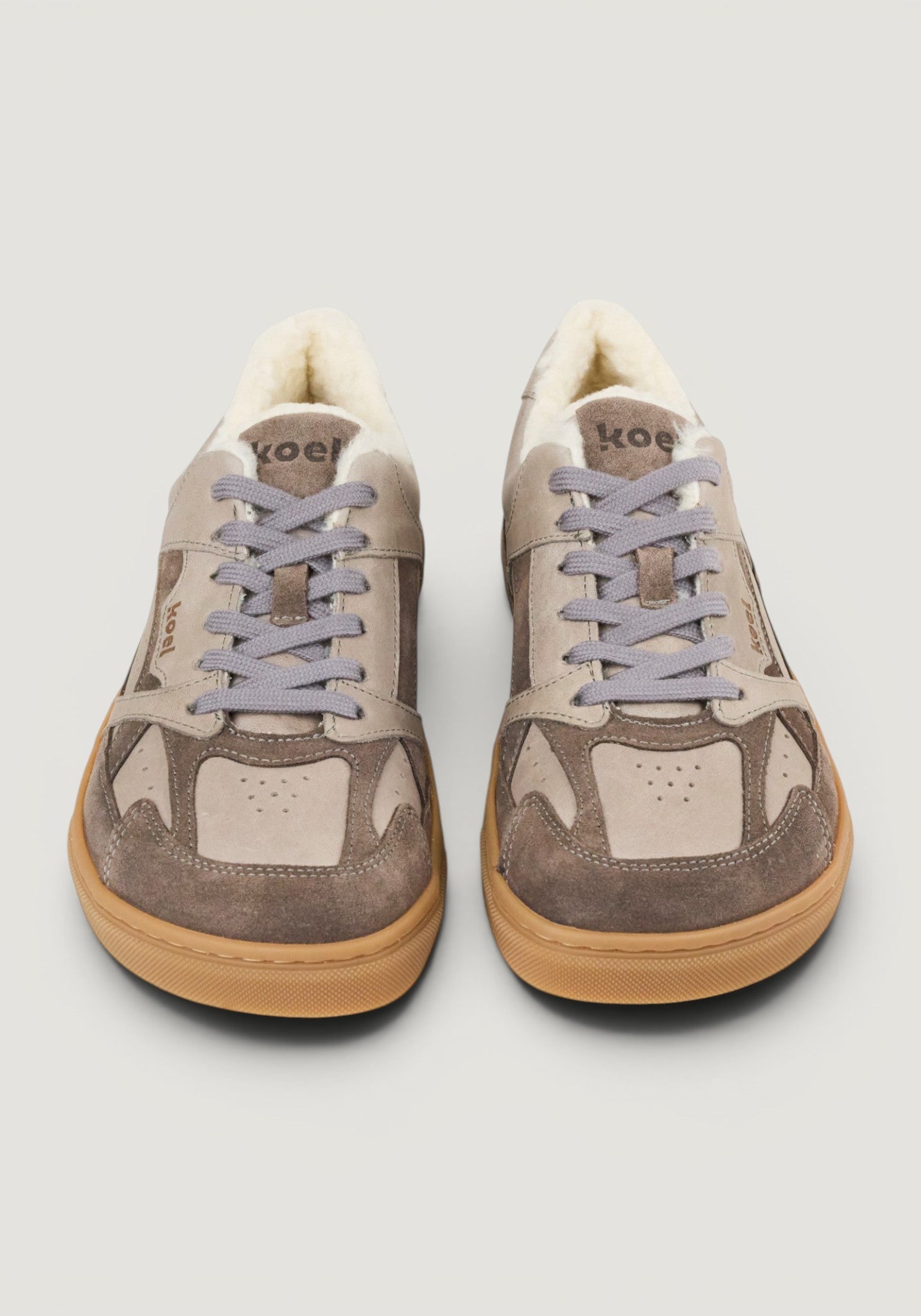 Sneakers Barefoot îmblăniți - Havelle Taupe