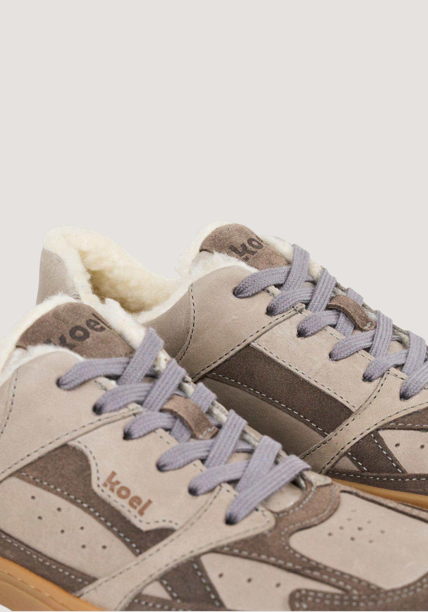 Sneakers Barefoot îmblăniți - Havelle Taupe