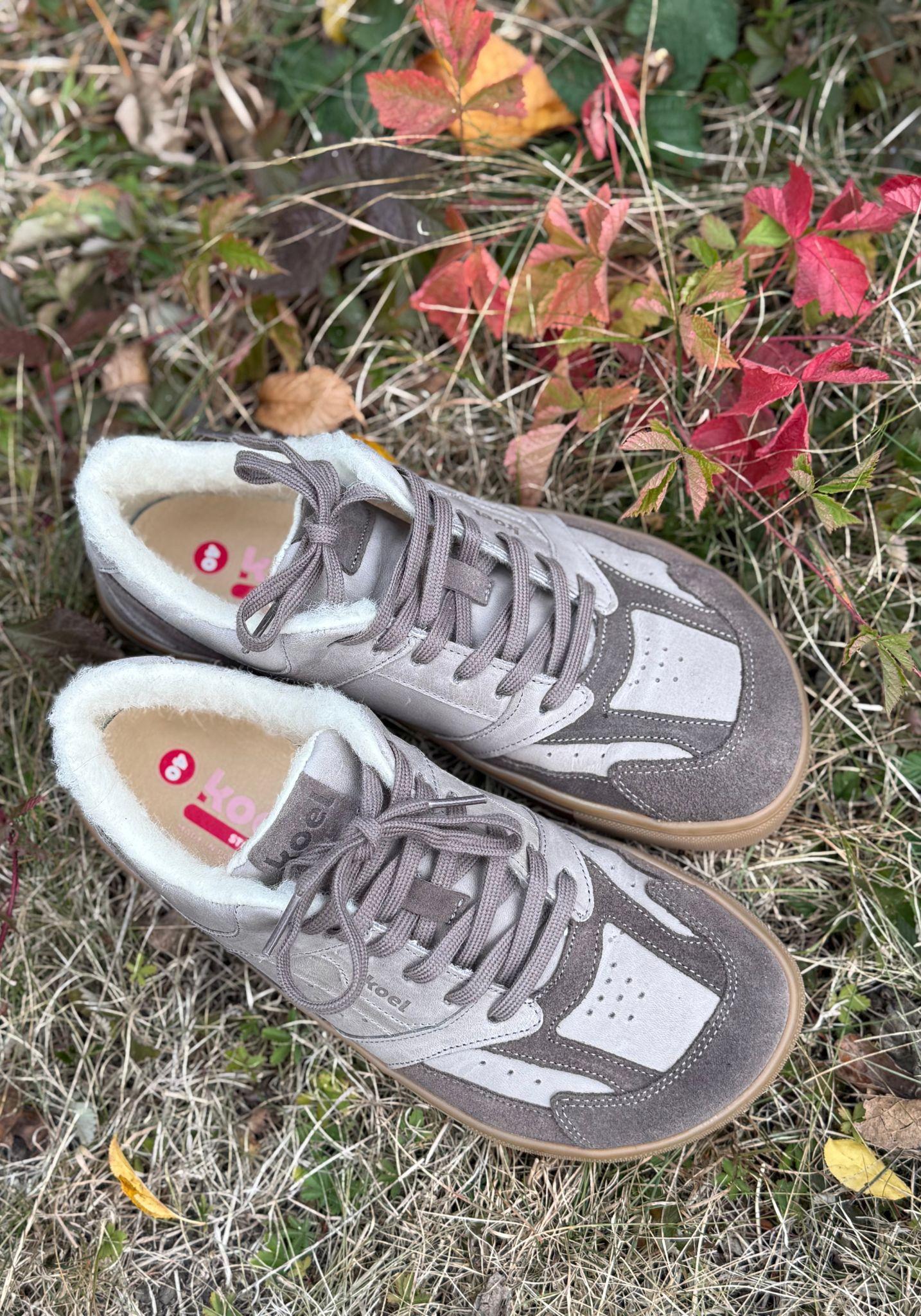 Sneakers Barefoot îmblăniți - Havelle Taupe