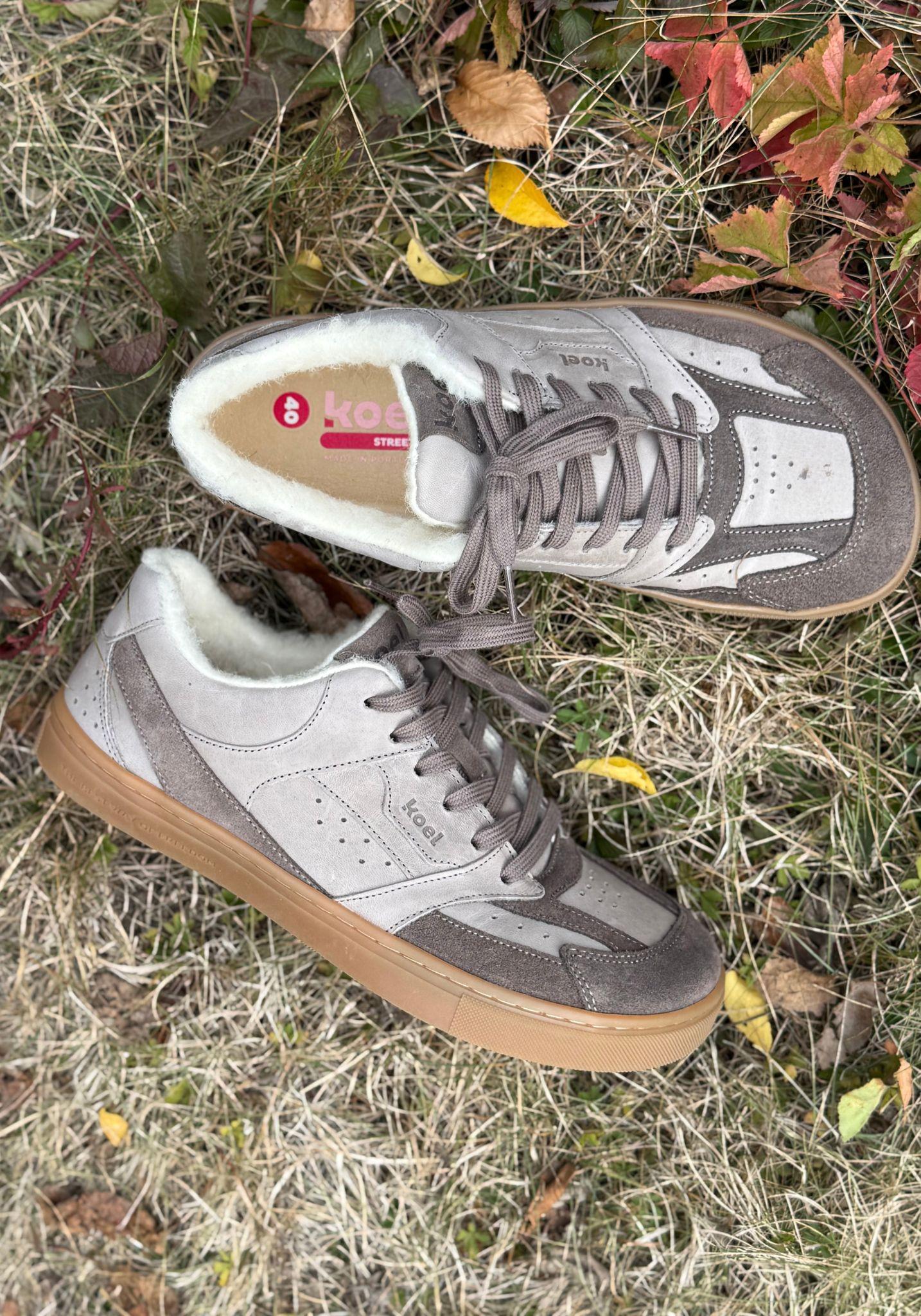 Sneakers Barefoot îmblăniți - Havelle Taupe