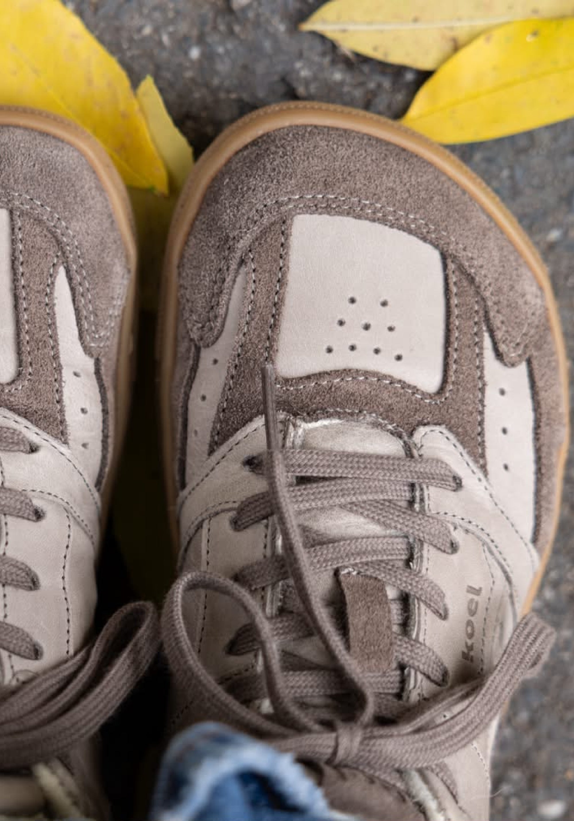 Sneakers Barefoot îmblăniți - Havelle Taupe