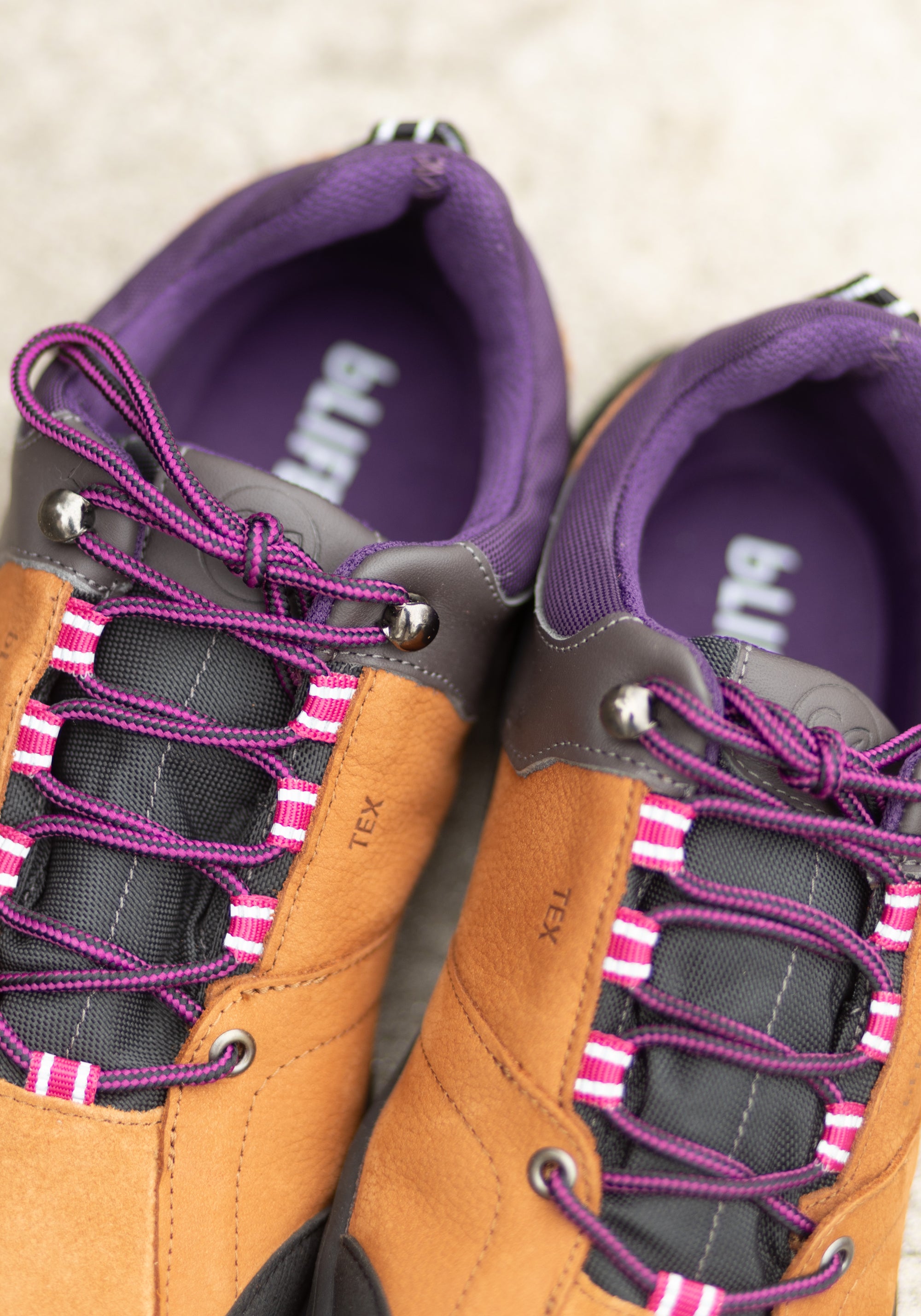 Sneakers Barefoot impermeabili femei - Trekk Style Hazelnut/Berry