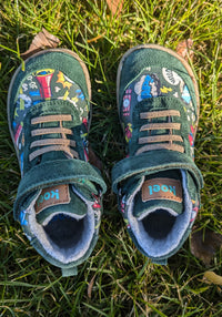 Sneakers Barefoot impermeabili îmblăniți - Devin Green Koel HipHip.ro