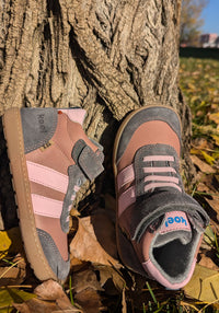 Sneakers Barefoot impermeabili îmblăniți - Devo Pink Koel HipHip.ro