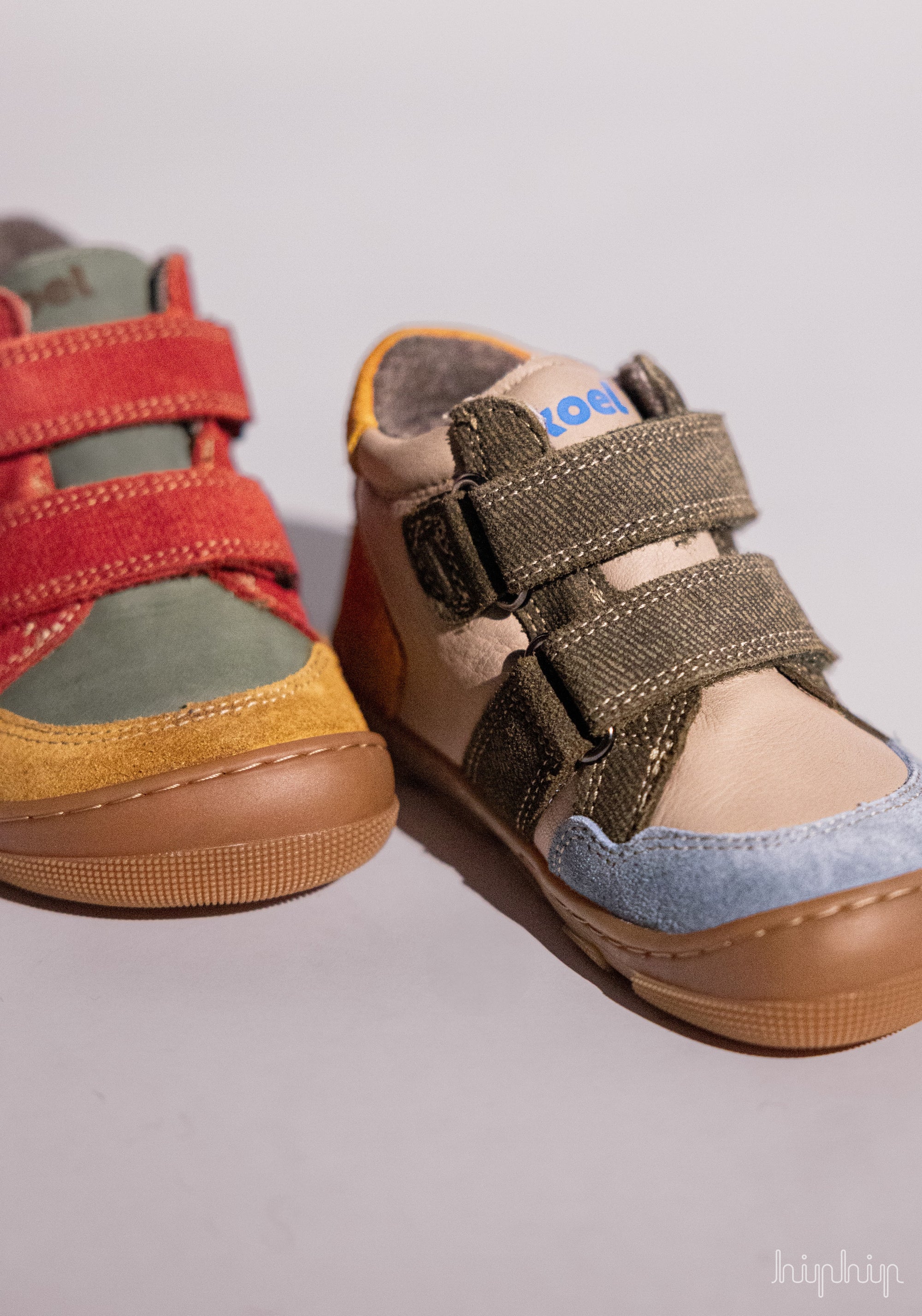 Sneakers Barefoot impermeabili îmblăniți - Kali Taupe