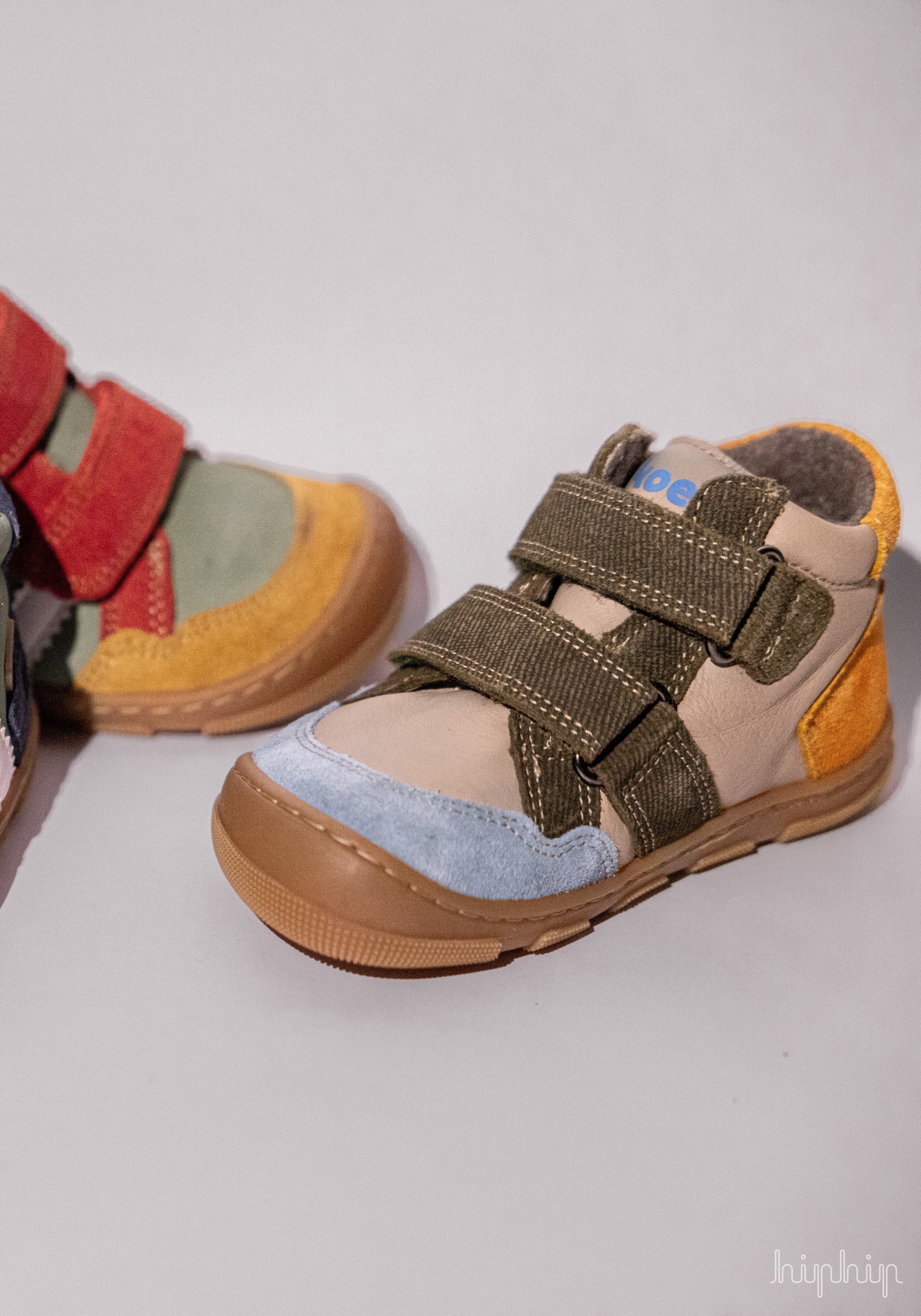 Sneakers Barefoot impermeabili îmblăniți - Kali Taupe