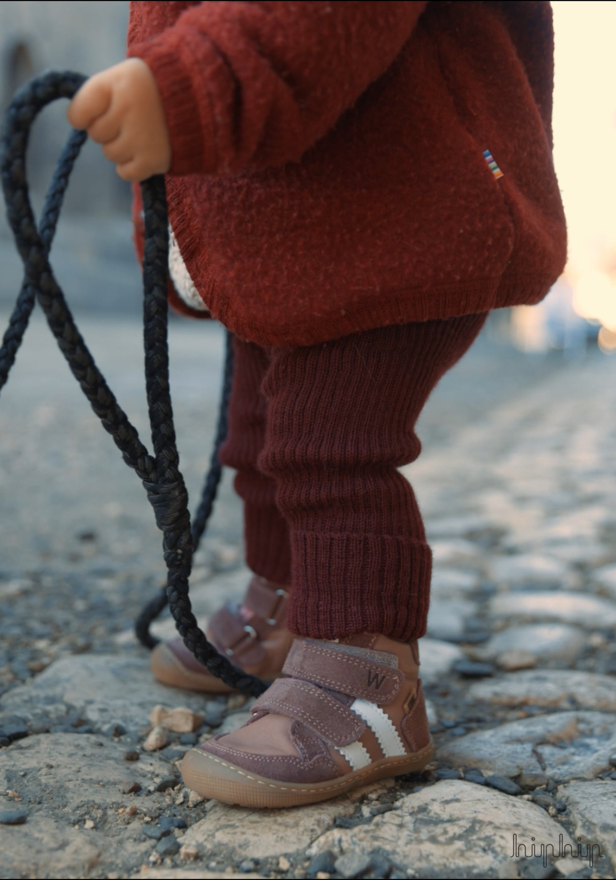 Sneakers Barefoot impermeabili îmblăniți - Kurt Wide Pink