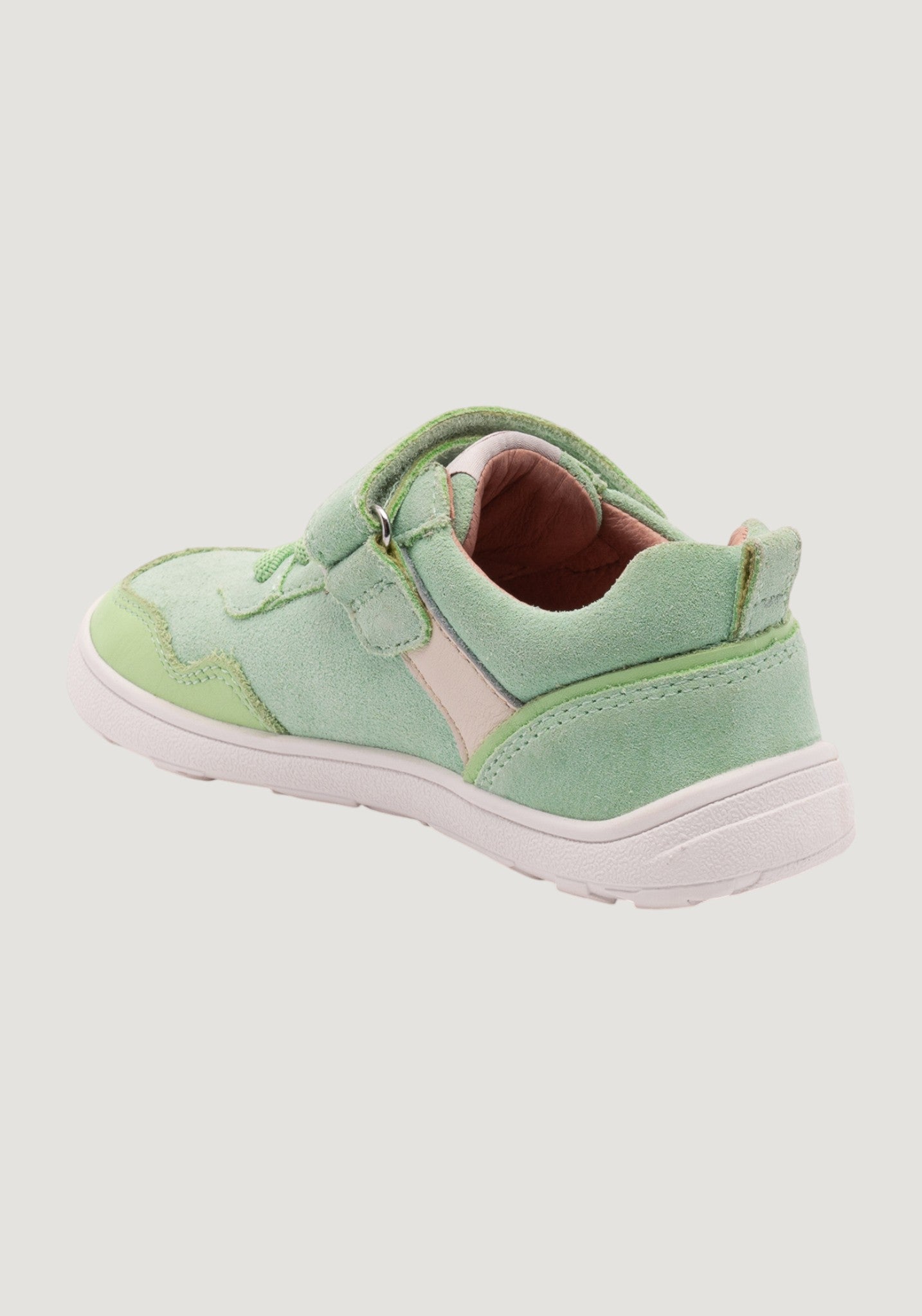 Sneakers Barefoot piele întoarsă - Baloo Green Apple