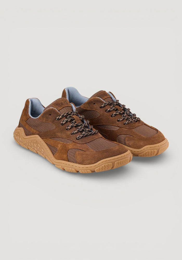 Sneakers Barefoot din piele - Ralph Cognac