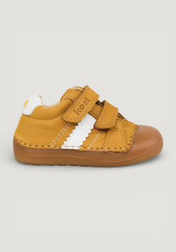 Sneakers Barefoot Wide din piele - Archie New Cognac