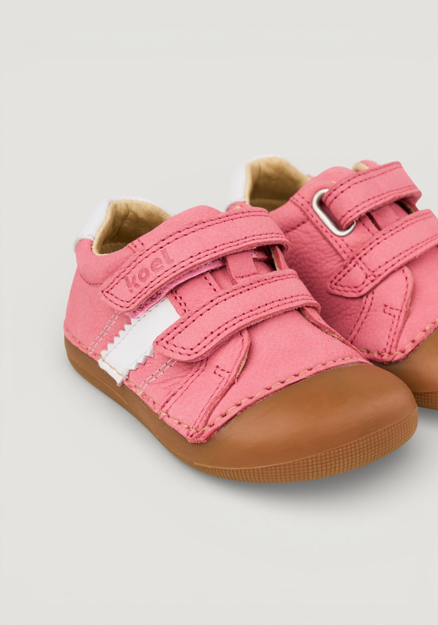 Sneakers Barefoot Wide din piele - Archie New Fuchsia