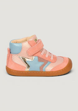 Sneakers Barefoot Wide din piele - Daro Old Pink