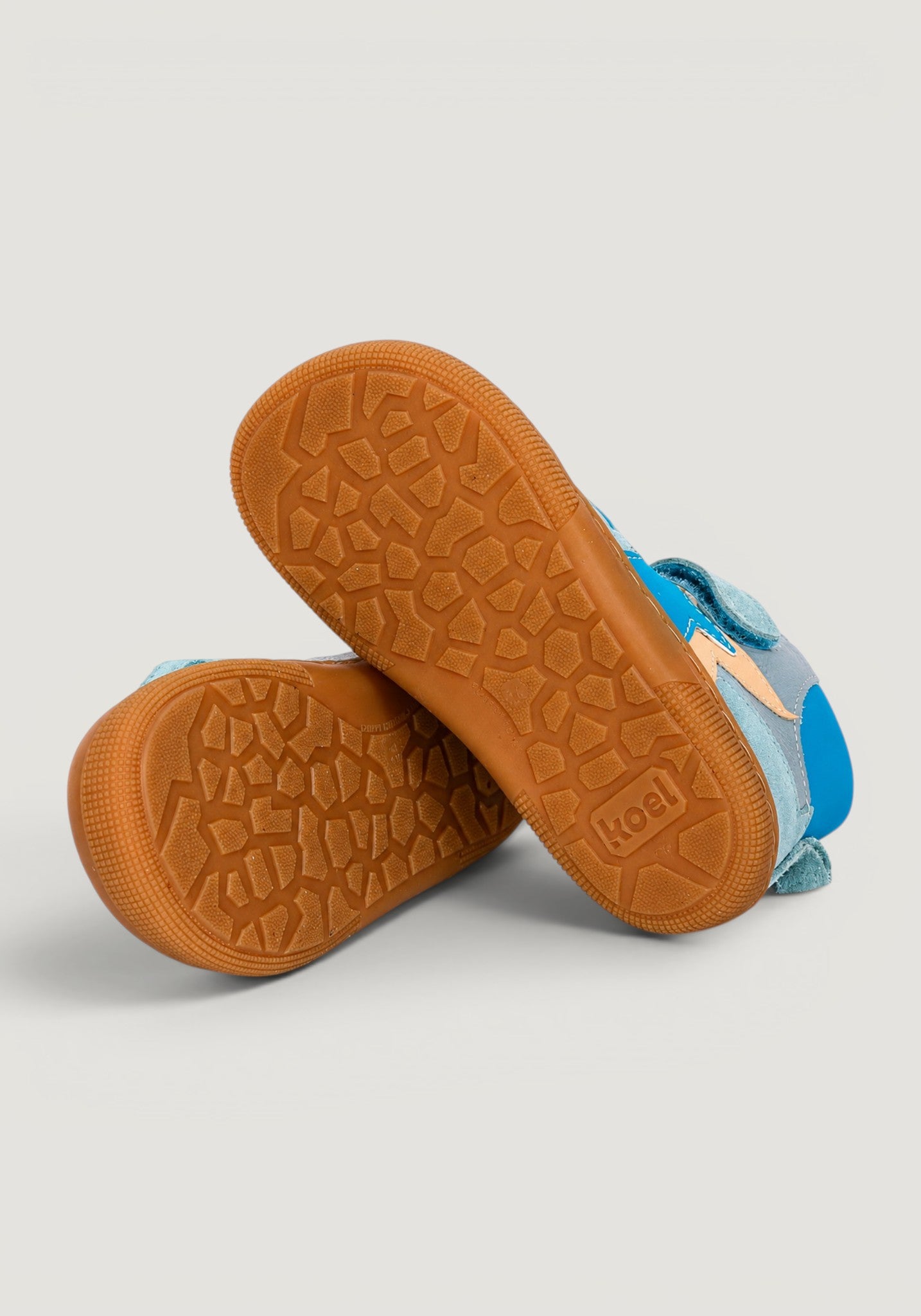 Sneakers Barefoot Wide din piele - Daro Turquoise