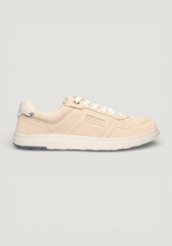 Sneakers Barefoot Wide din piele - Light Beige